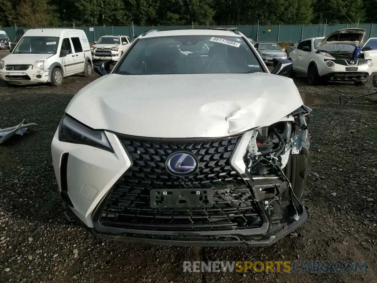 5 Фотография поврежденного автомобиля JTHP9JBH8M2047492 LEXUS UX 250H 2021