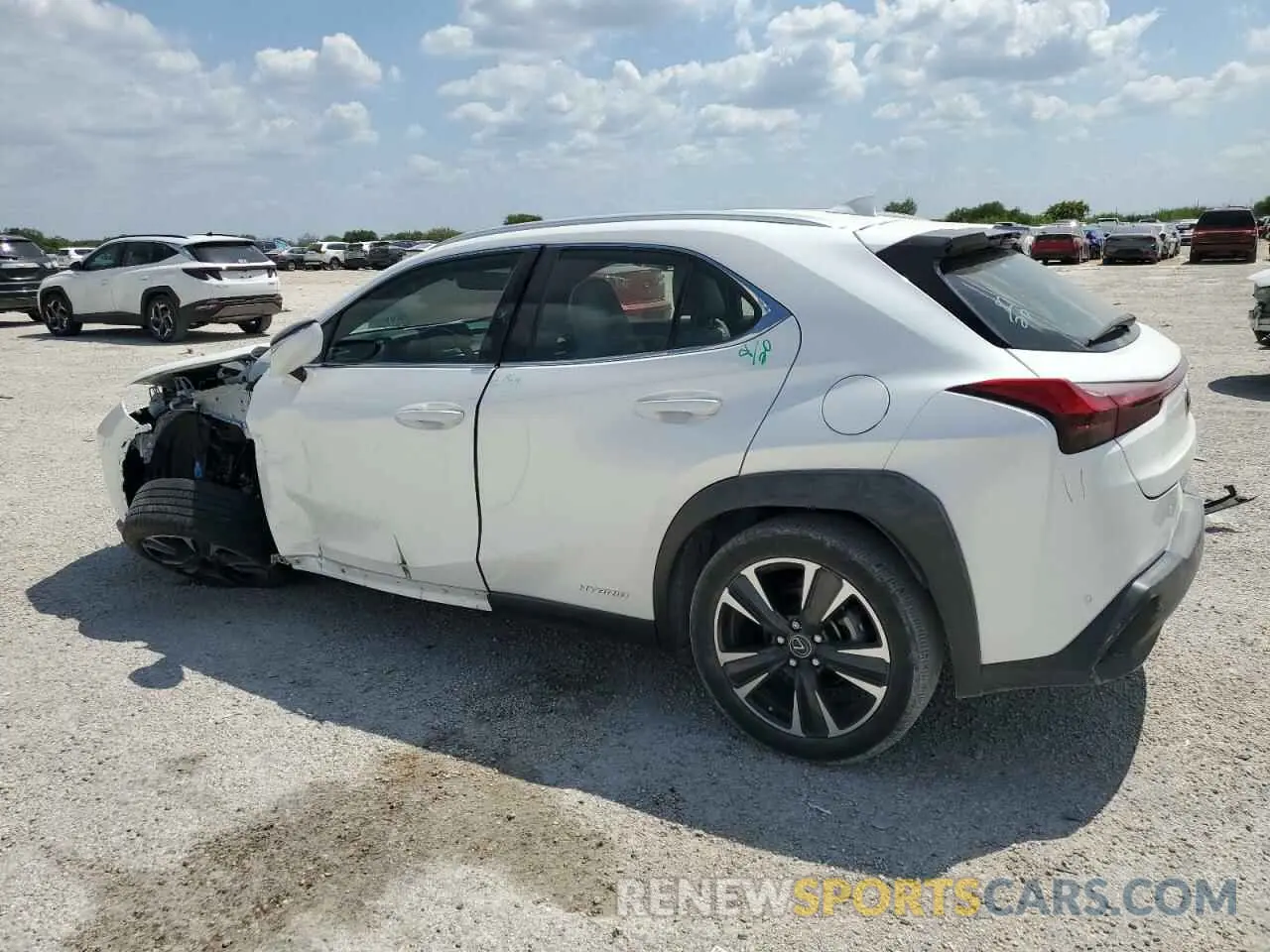 2 Photograph of a damaged car JTHP9JBH9M2040843 LEXUS UX 250H 2021