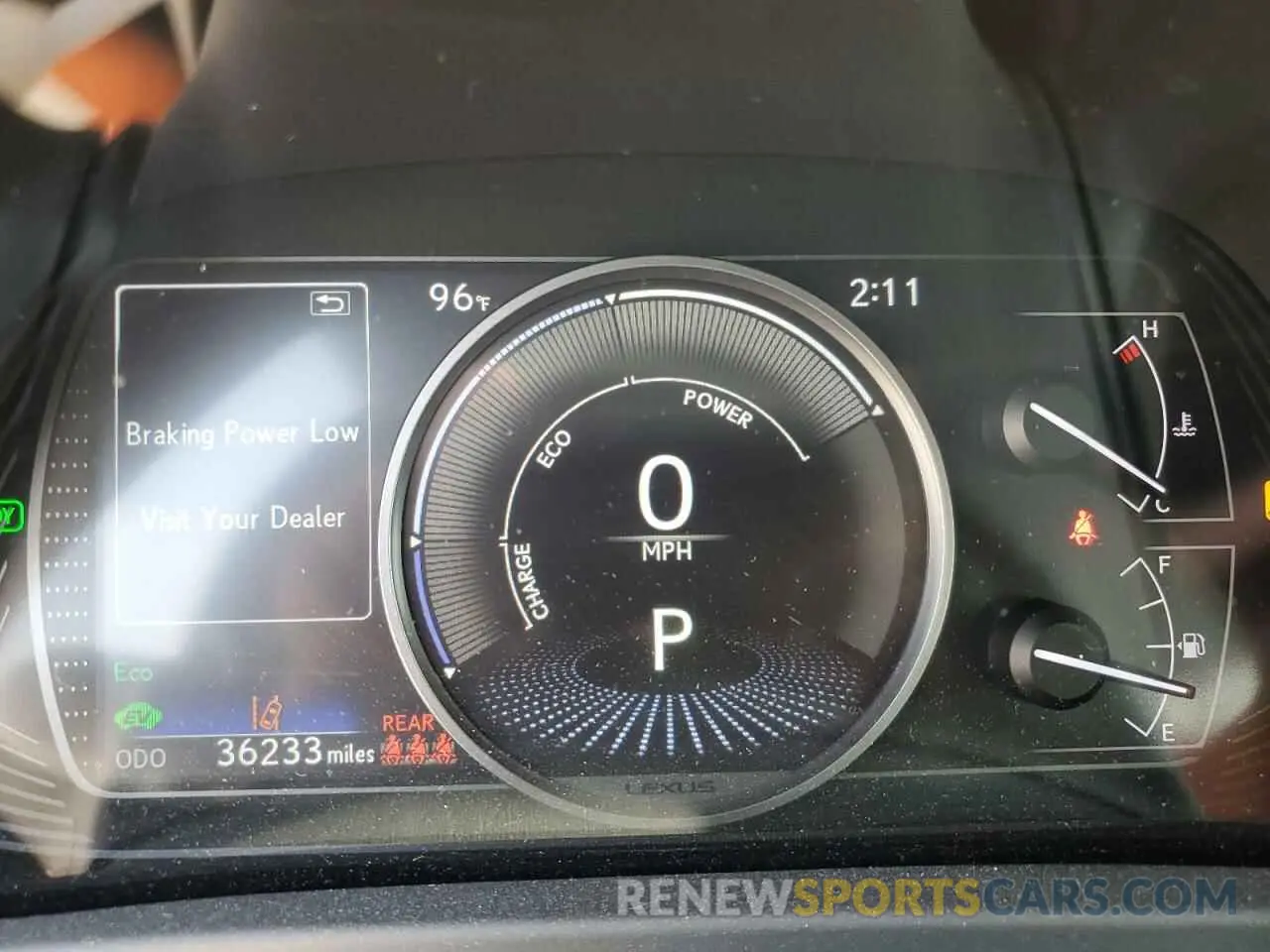 9 Photograph of a damaged car JTHP9JBH9M2040843 LEXUS UX 250H 2021