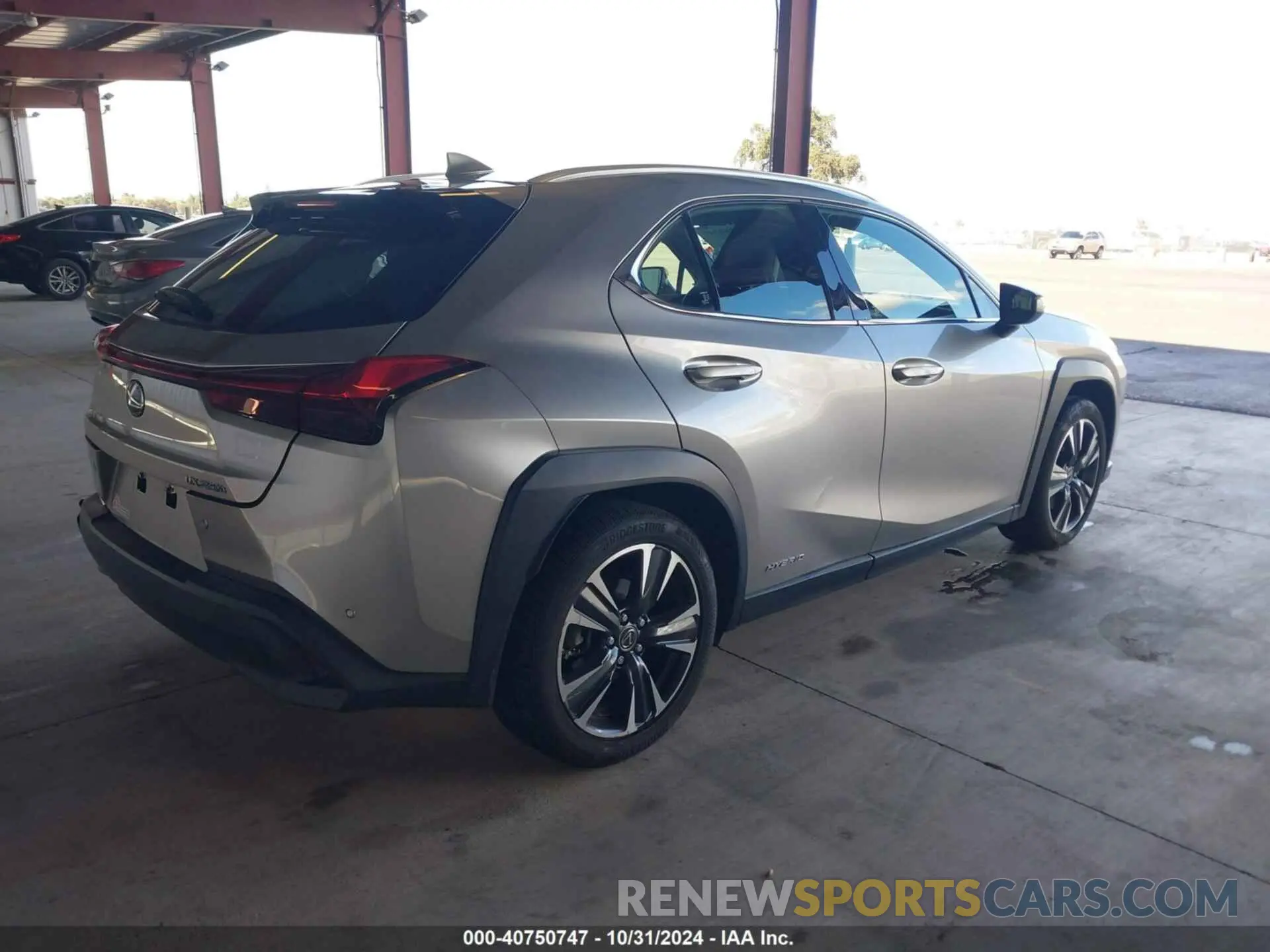 4 Photograph of a damaged car JTHP9JBHXM2039653 LEXUS UX 250H 2021