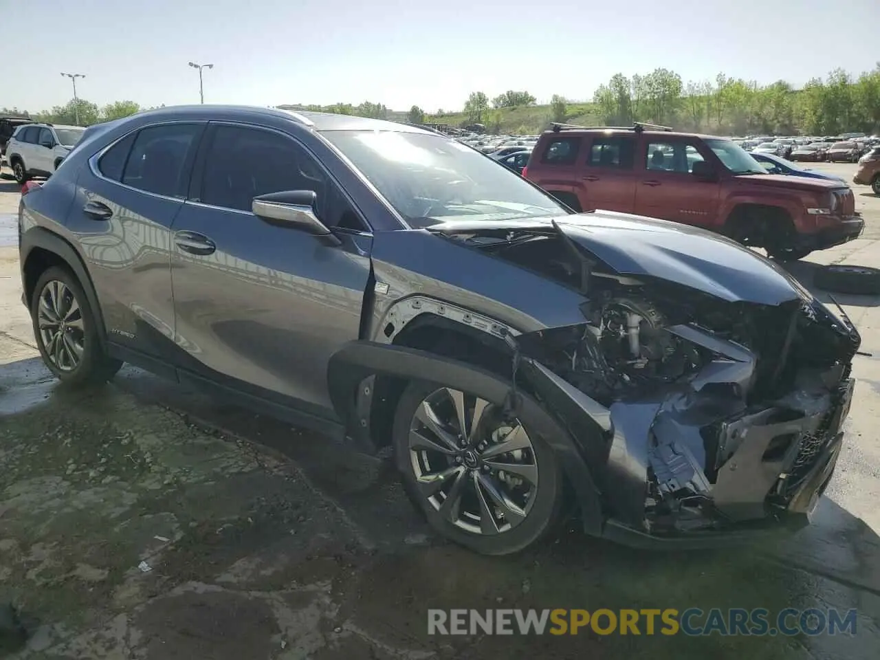 4 Photograph of a damaged car JTHR9JBH2M2037534 LEXUS UX 250H 2021