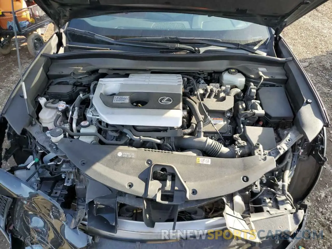 12 Фотография поврежденного автомобиля JTHR9JBH7M2041966 LEXUS UX 250H 2021