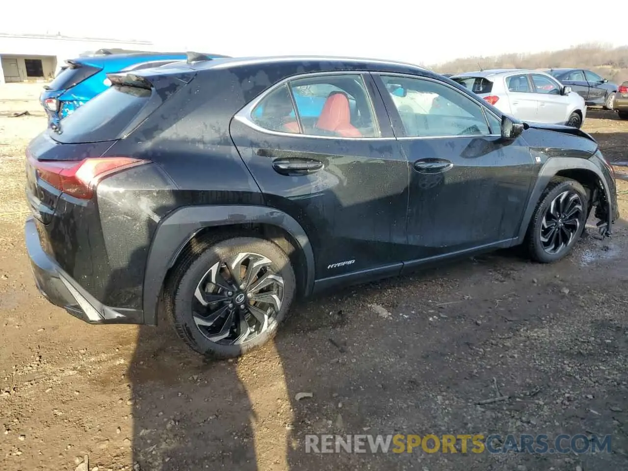 3 Фотография поврежденного автомобиля JTHR9JBH7M2041966 LEXUS UX 250H 2021
