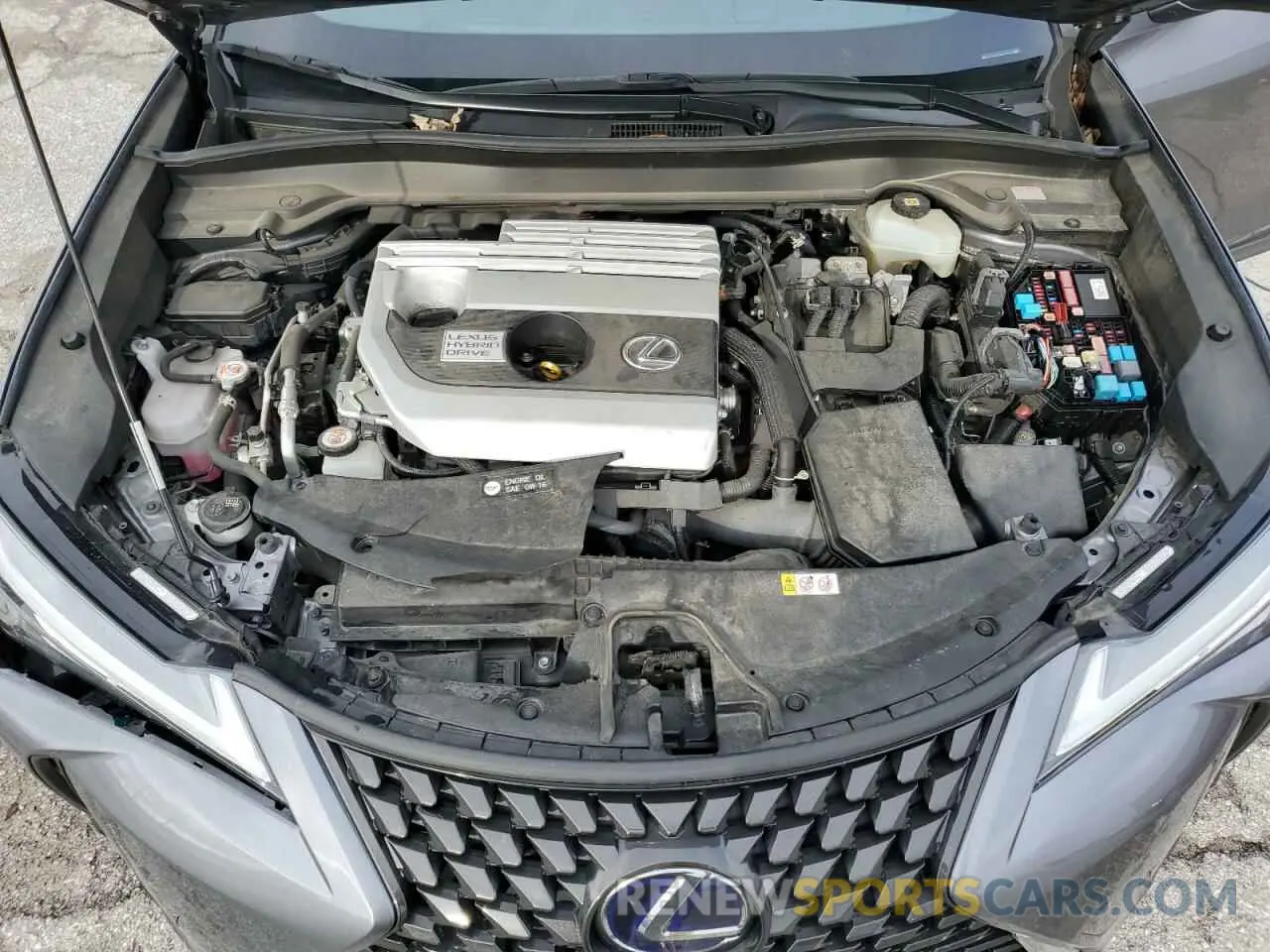 11 Фотография поврежденного автомобиля JTHX9JBH3M2037646 LEXUS UX 250H 2021