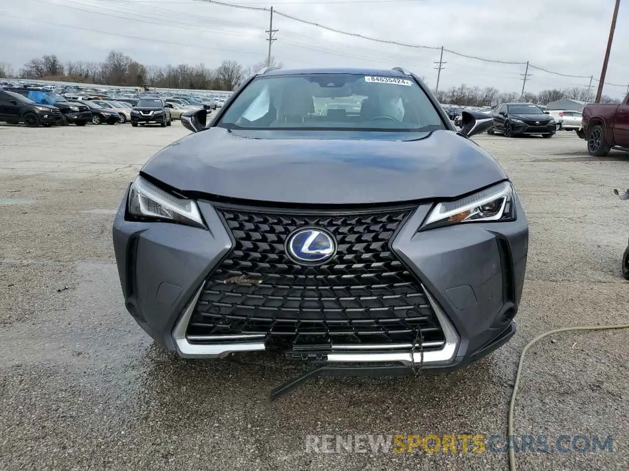 5 Фотография поврежденного автомобиля JTHX9JBH3M2037646 LEXUS UX 250H 2021