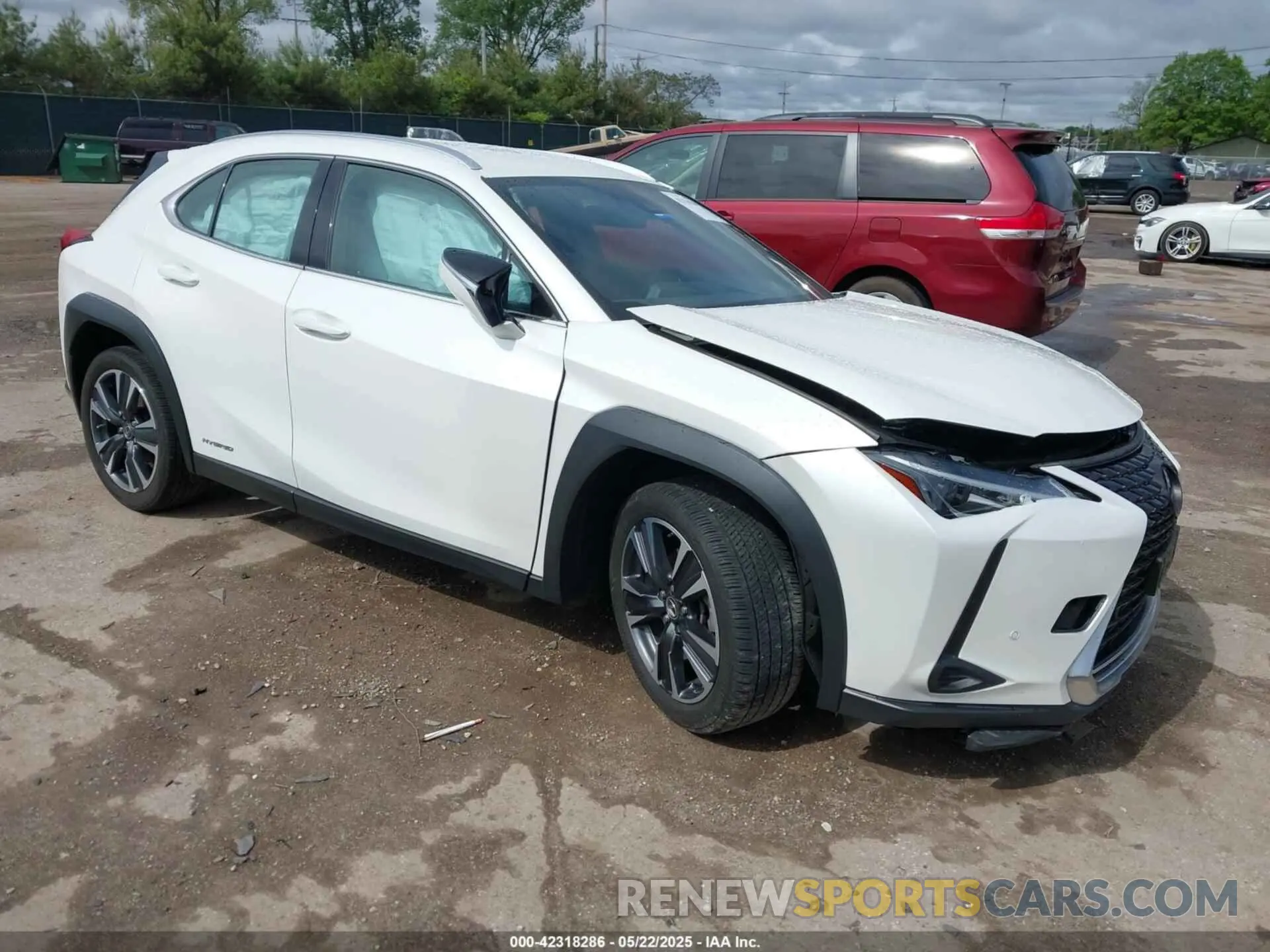 1 Photograph of a damaged car JTHX9JBH5M2051466 LEXUS UX 250H 2021