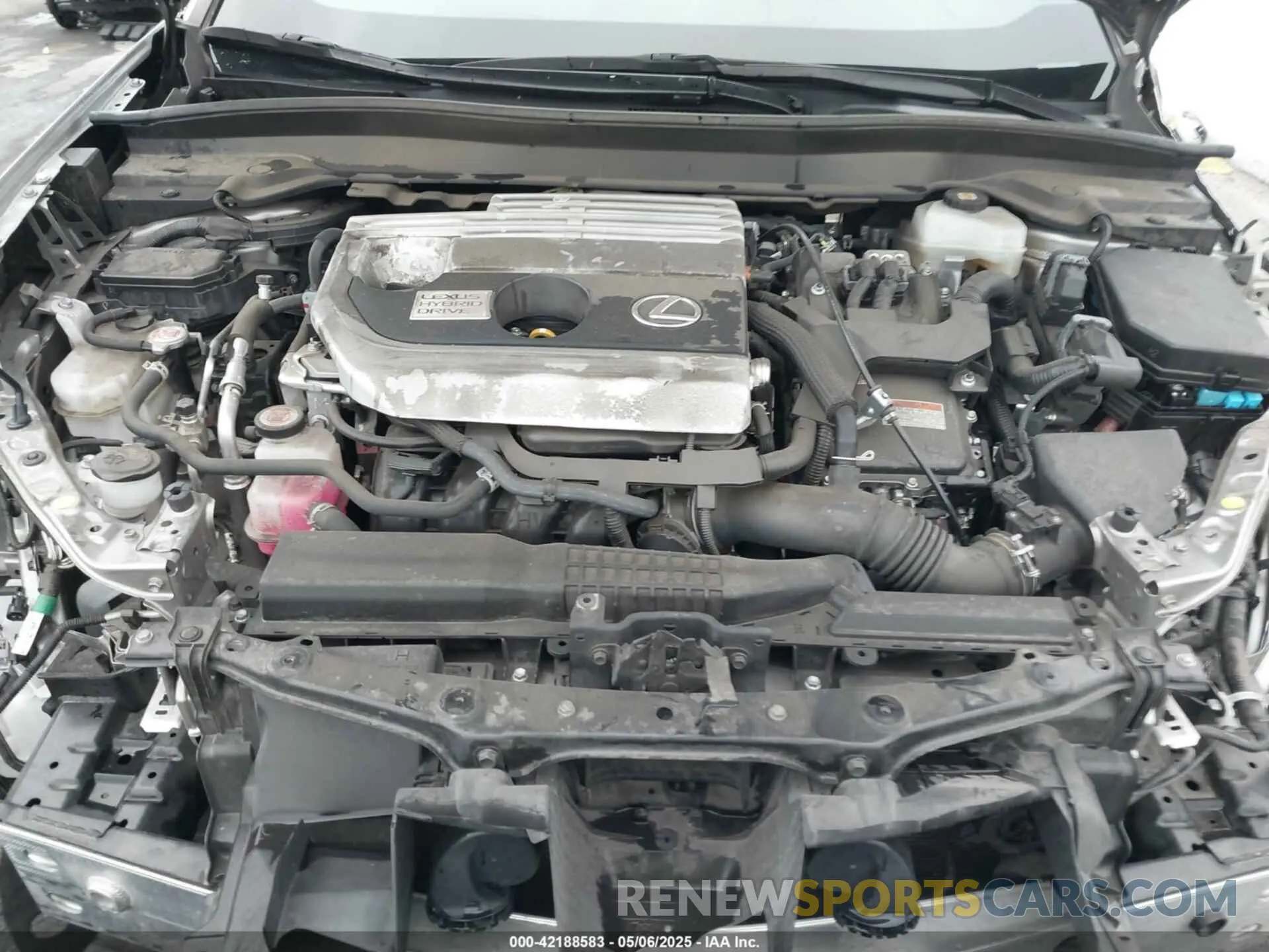 10 Фотография поврежденного автомобиля JTHX9JBH5M2051757 LEXUS UX 250H 2021