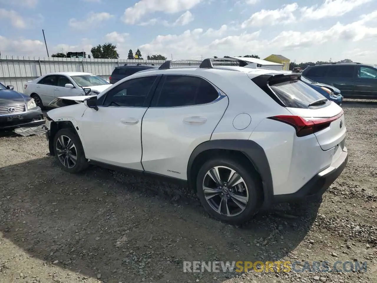 2 Фотография поврежденного автомобиля JTHX9JBH6M2052870 LEXUS UX 250H 2021