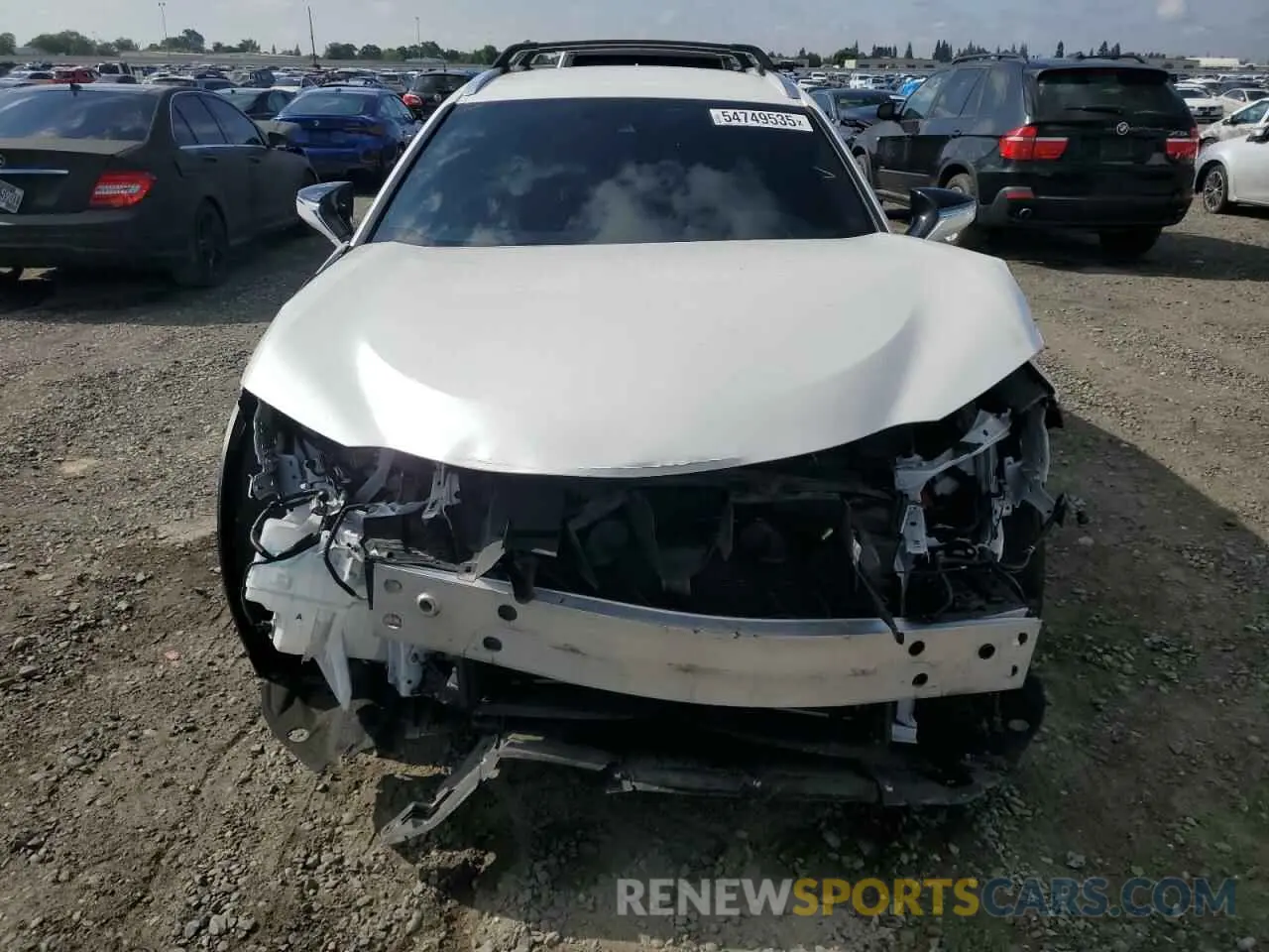 5 Фотография поврежденного автомобиля JTHX9JBH6M2052870 LEXUS UX 250H 2021