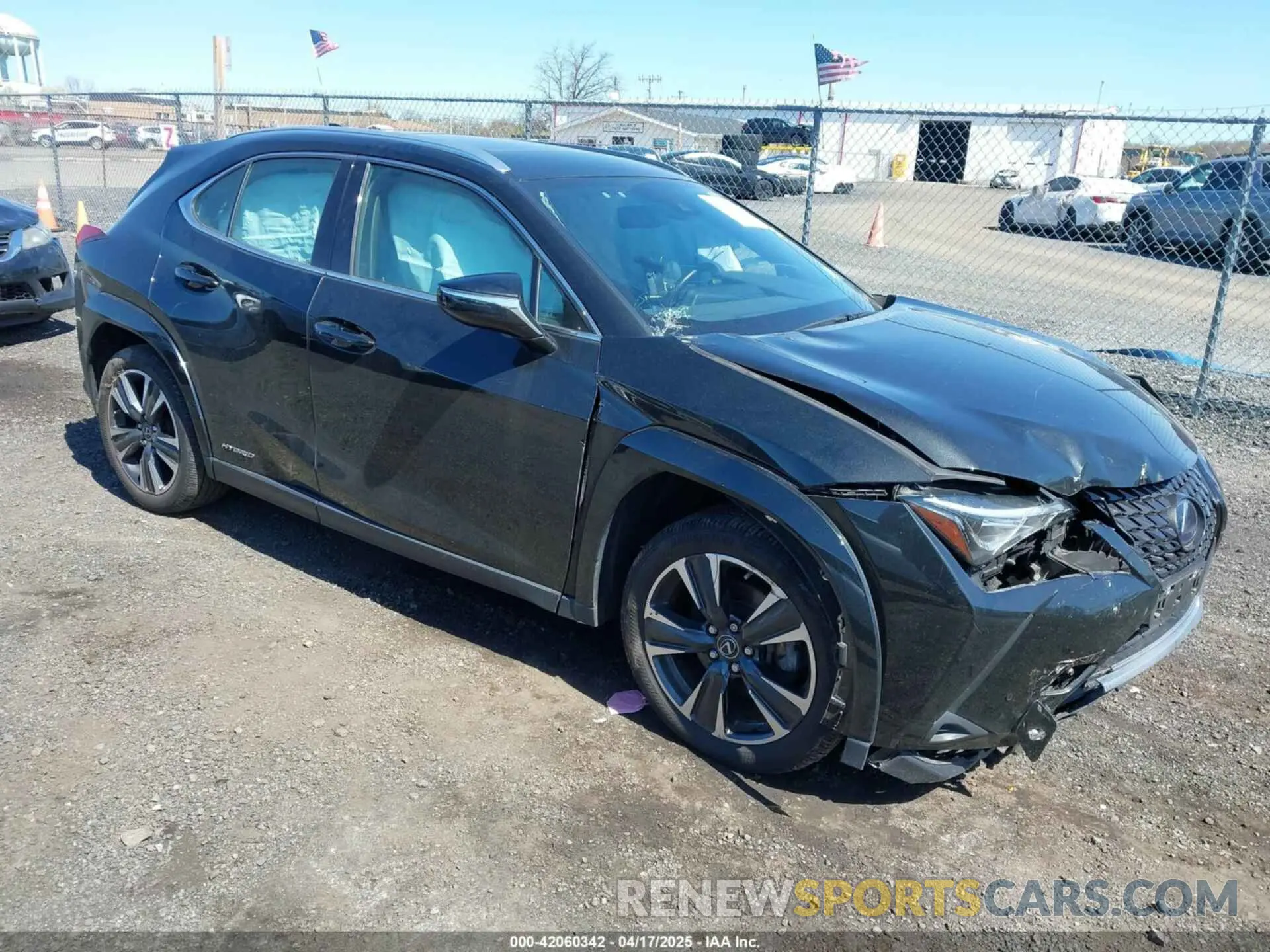 1 Фотография поврежденного автомобиля JTHP9JBH3N2054478 LEXUS UX 250H 2022