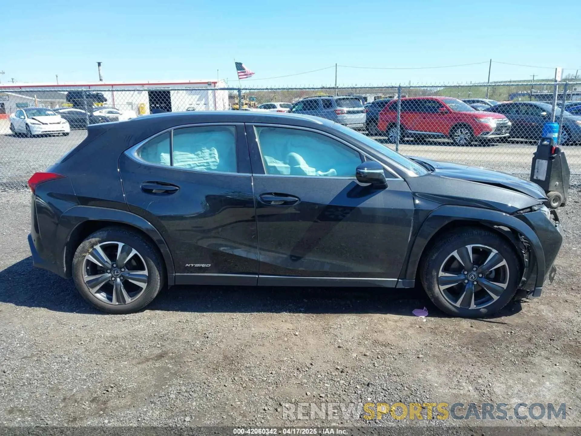 13 Фотография поврежденного автомобиля JTHP9JBH3N2054478 LEXUS UX 250H 2022