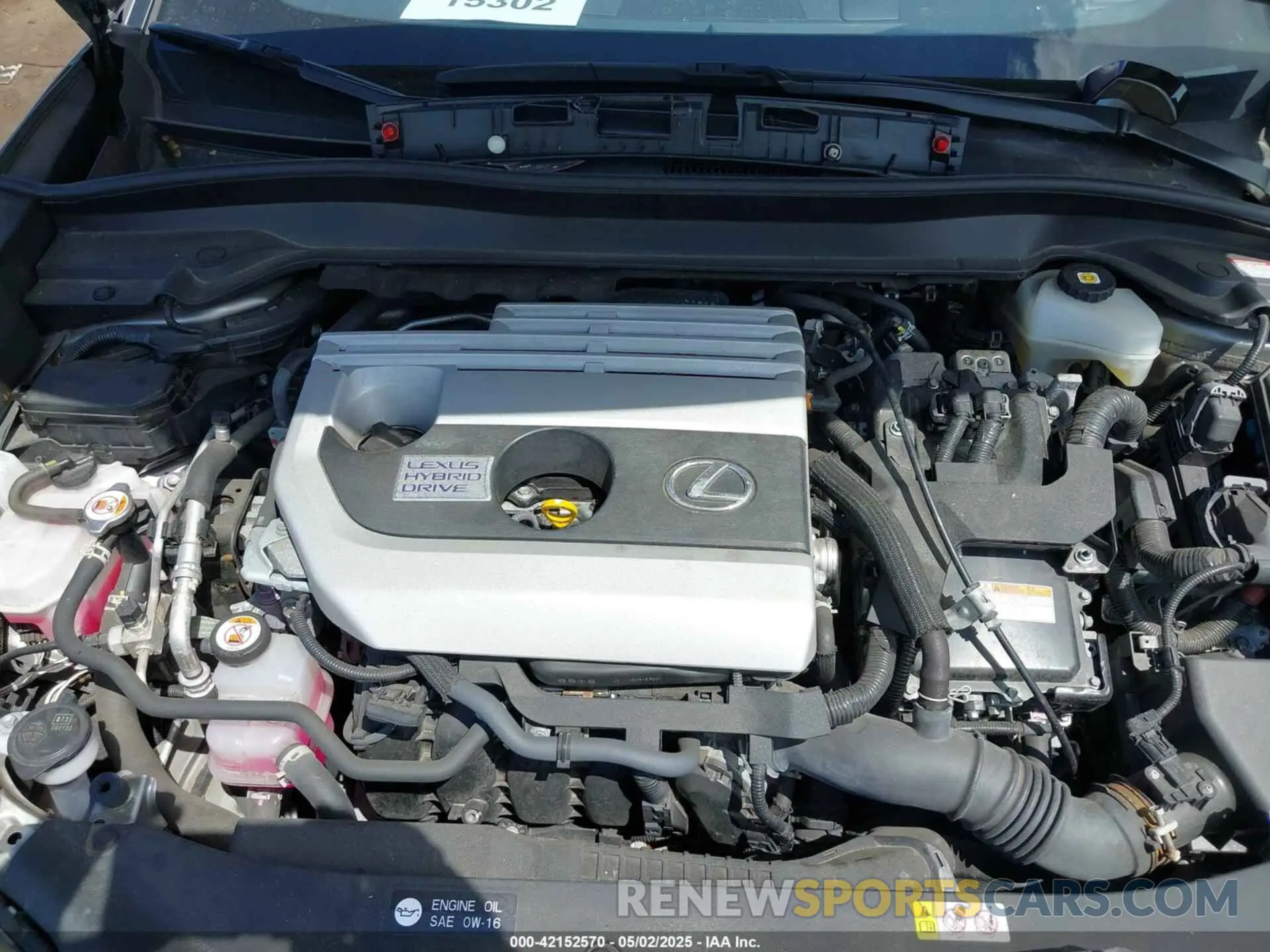 10 Фотография поврежденного автомобиля JTHP9JBHXN2054896 LEXUS UX 250H 2022