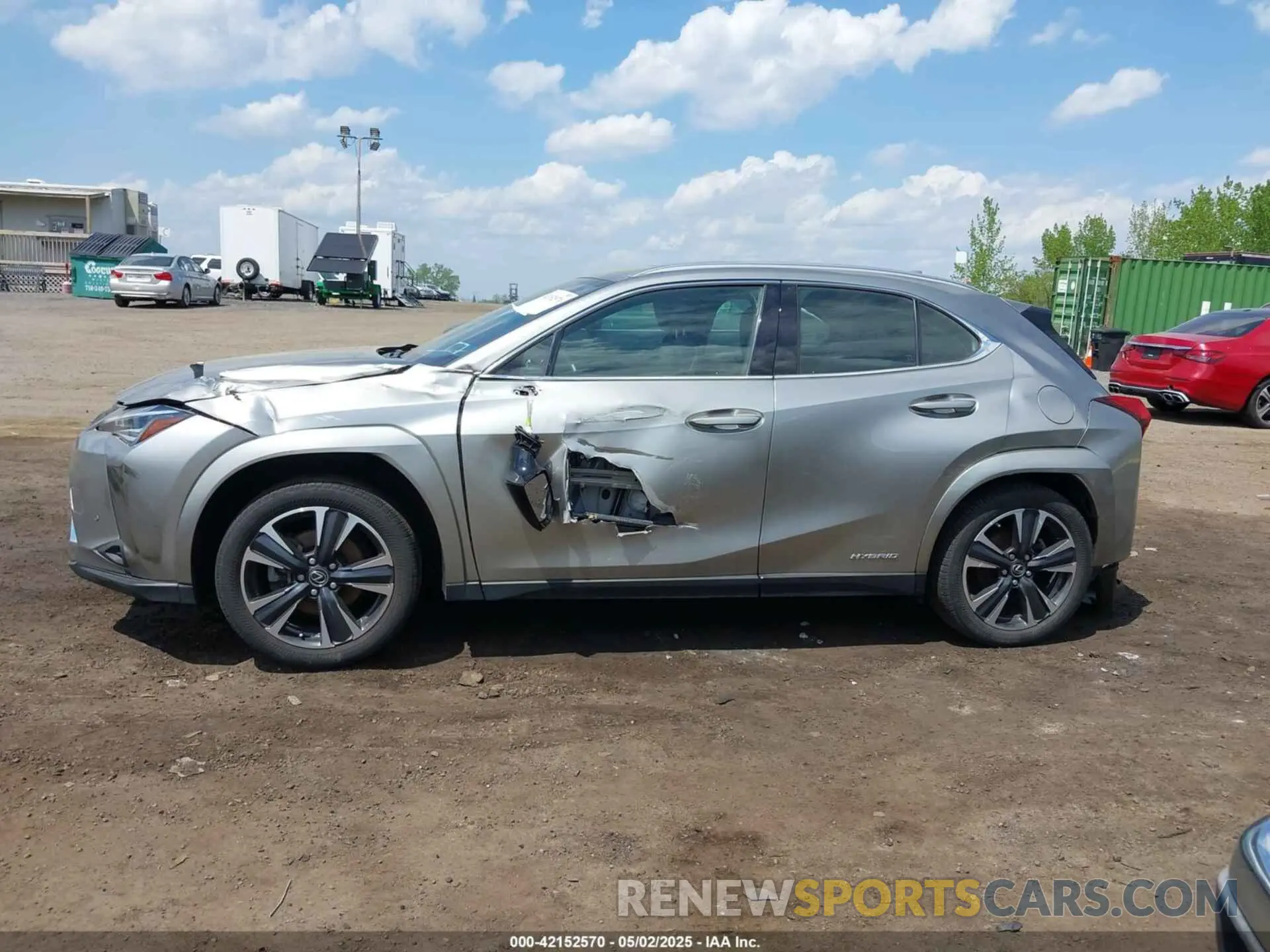 14 Фотография поврежденного автомобиля JTHP9JBHXN2054896 LEXUS UX 250H 2022