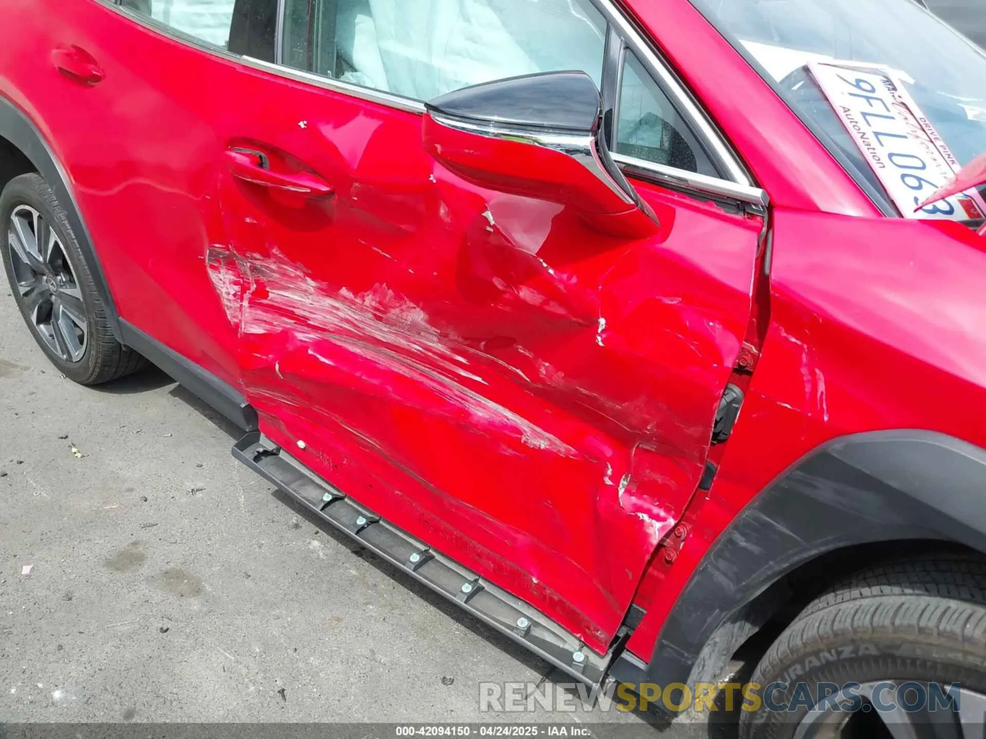 6 Фотография поврежденного автомобиля JTHX6JBH8P2147752 LEXUS UX 250H 2023