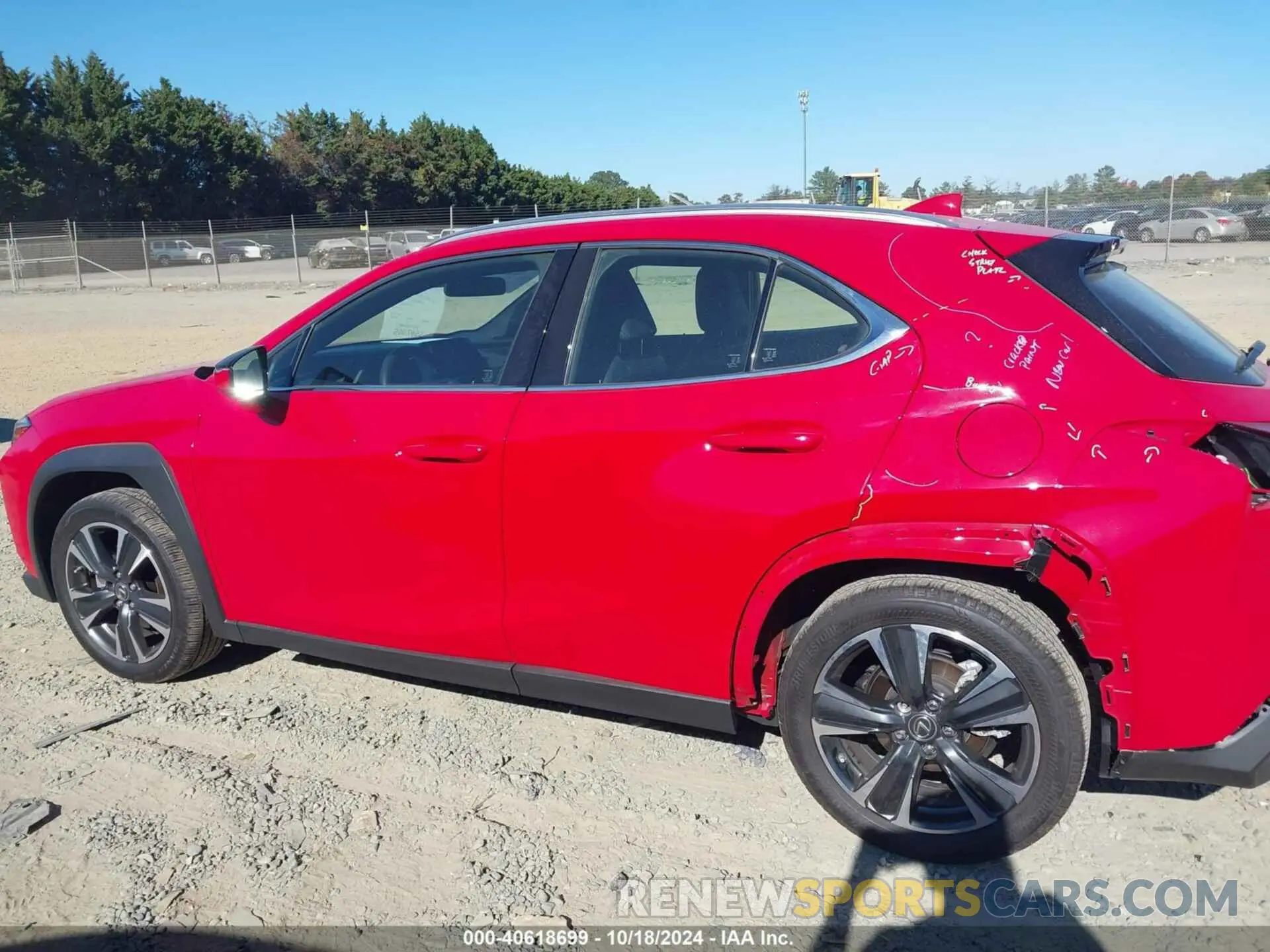 14 Photograph of a damaged car JTHX9JBH1P2070181 LEXUS UX 250H 2023
