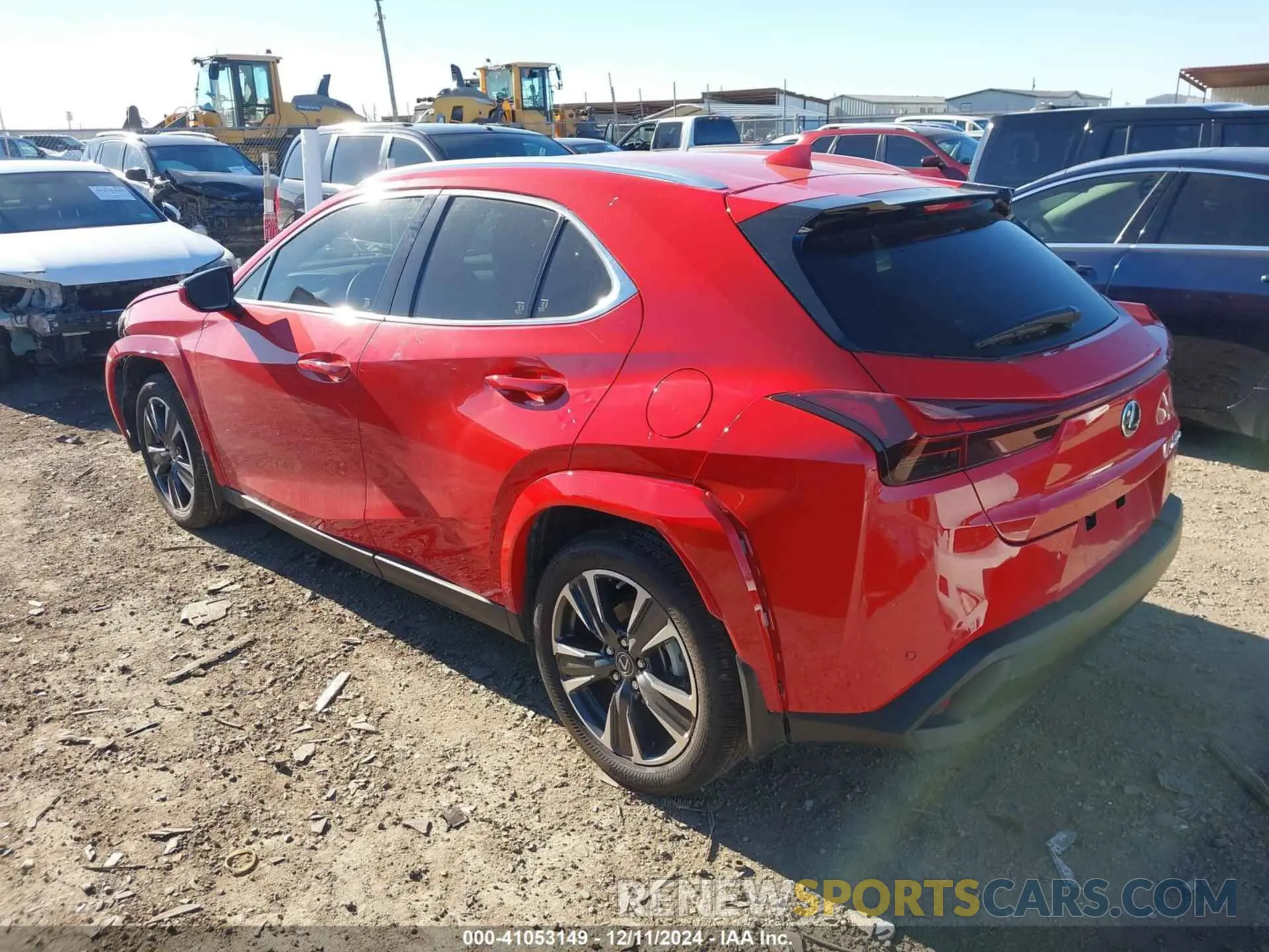 3 Фотография поврежденного автомобиля JTHP6JBH5R2161238 LEXUS UX 250H 2024