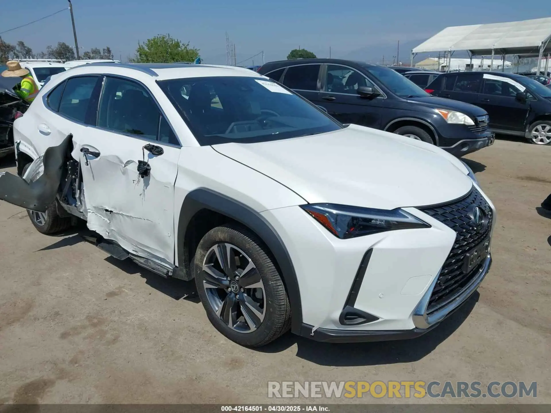 1 Photograph of a damaged car JTHX6JBHXR2186541 LEXUS UX 250H 2024