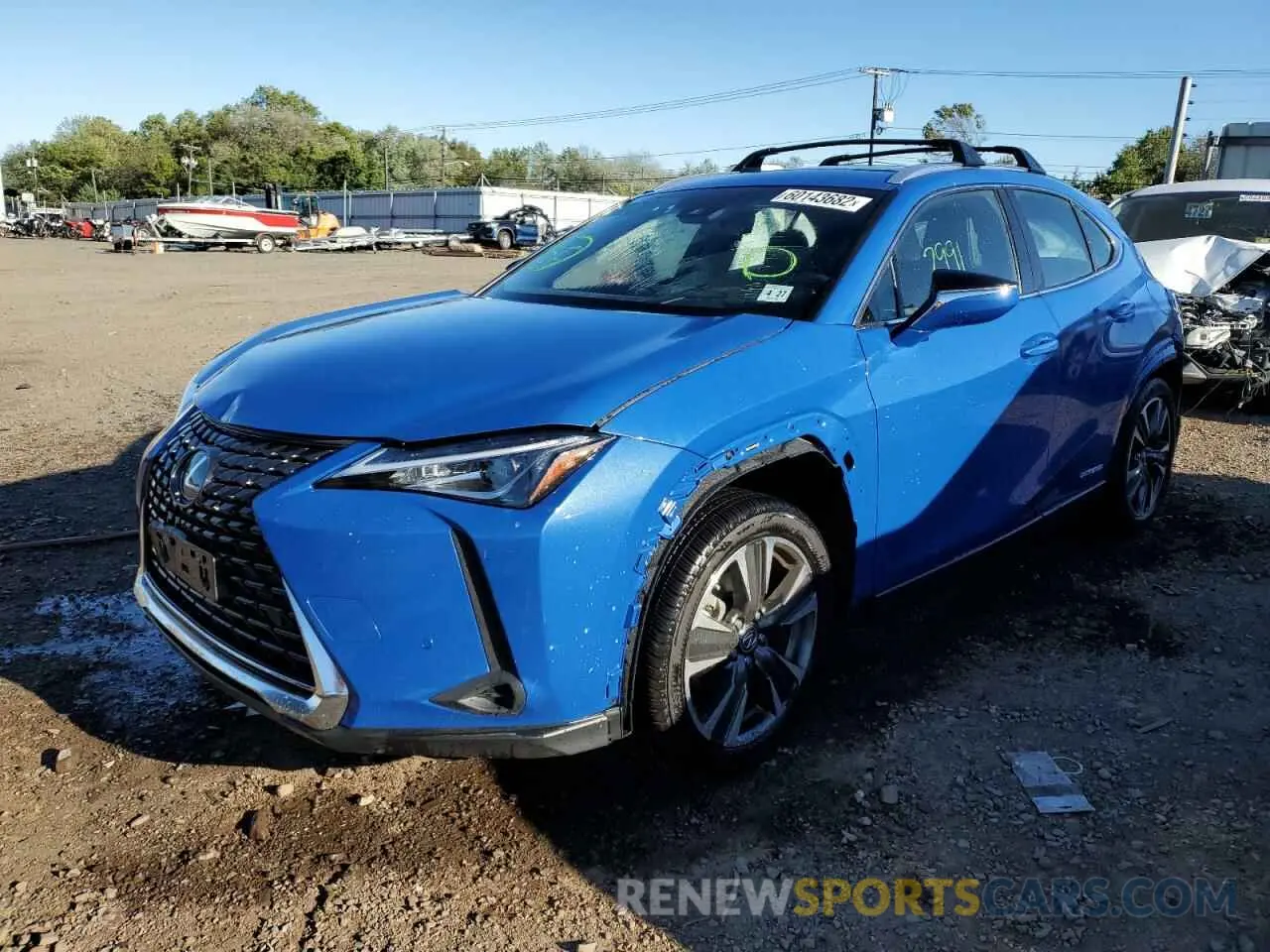 2 Фотография поврежденного автомобиля JTHP9JBH6N2060050 LEXUS UX 250H BA 2022
