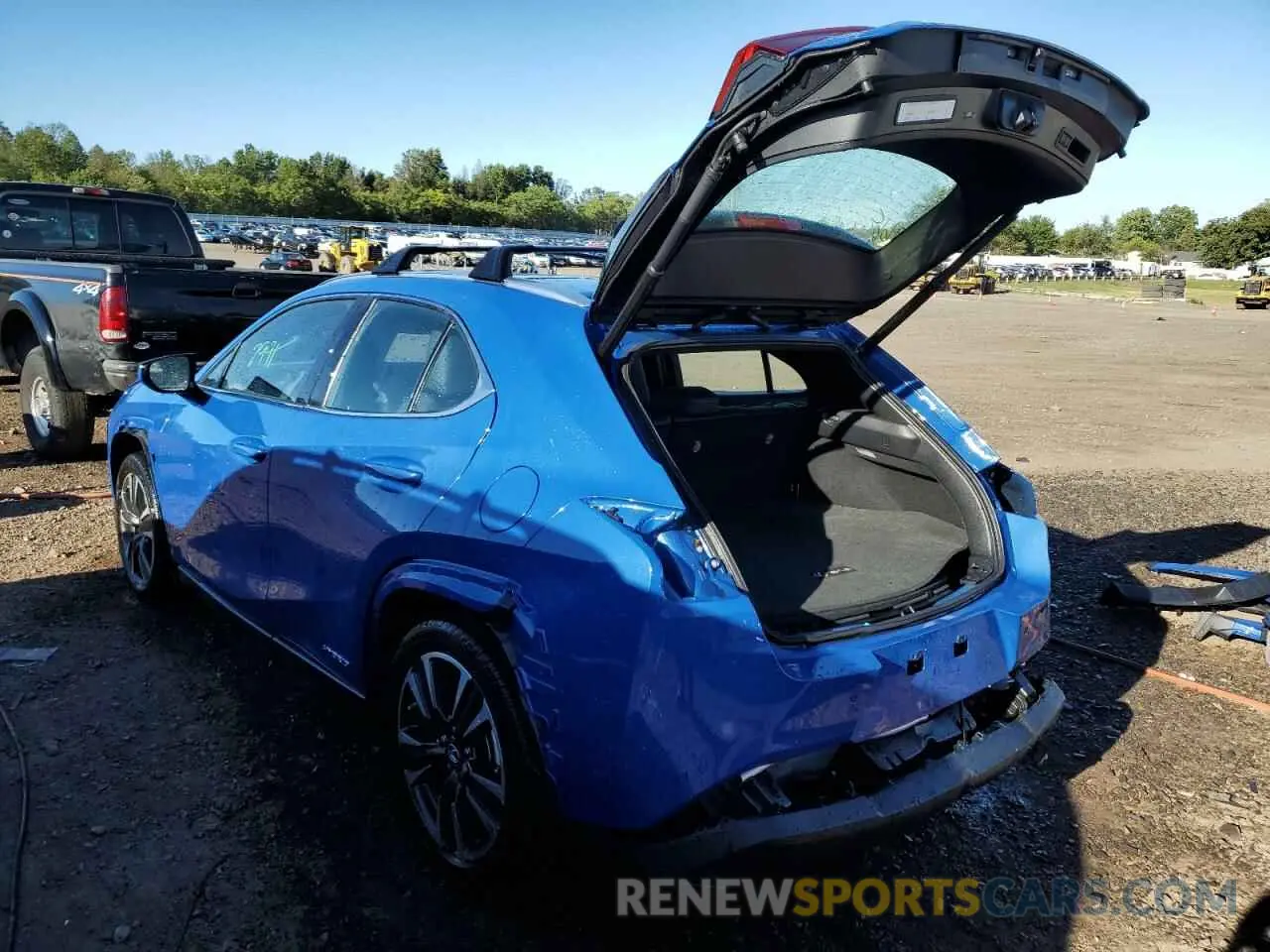 3 Фотография поврежденного автомобиля JTHP9JBH6N2060050 LEXUS UX 250H BA 2022