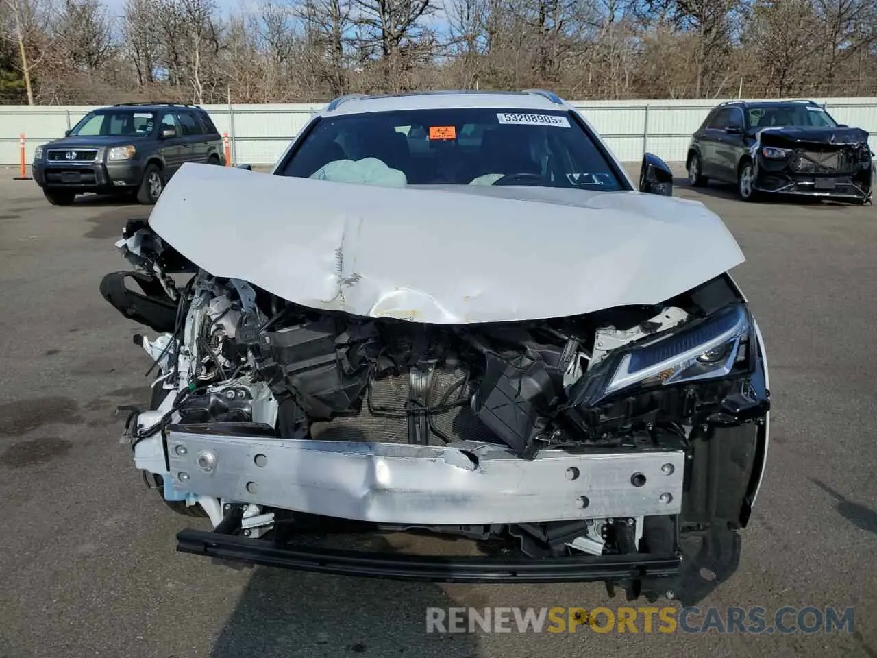 5 Фотография поврежденного автомобиля JTHP9JBH7N2062261 LEXUS UX 250H BA 2022