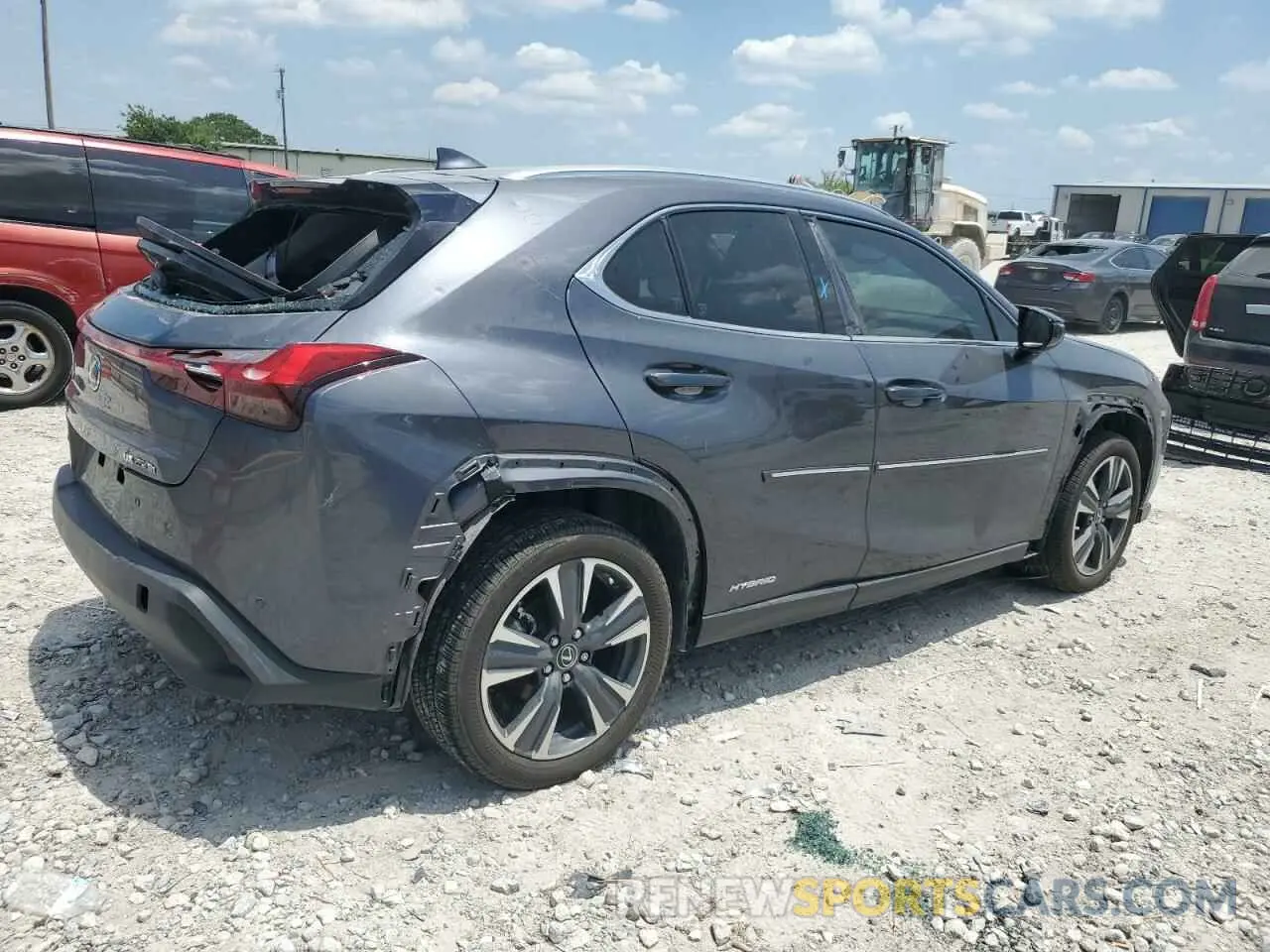 3 Photograph of a damaged car JTHP9JBHXN2059452 LEXUS UX 250H BA 2022