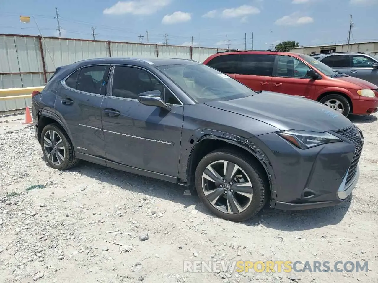 4 Photograph of a damaged car JTHP9JBHXN2059452 LEXUS UX 250H BA 2022