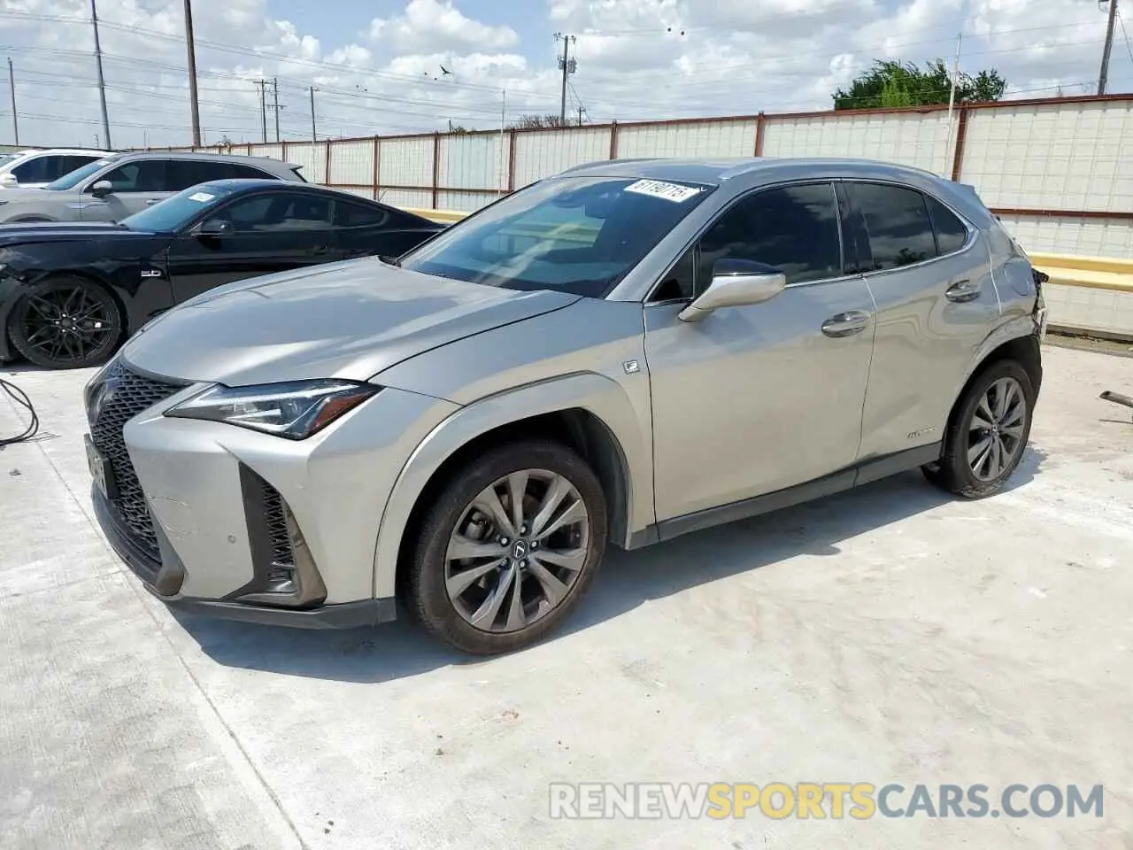 1 Photograph of a damaged car JTHR9JBH1N2057419 LEXUS UX 250H BA 2022