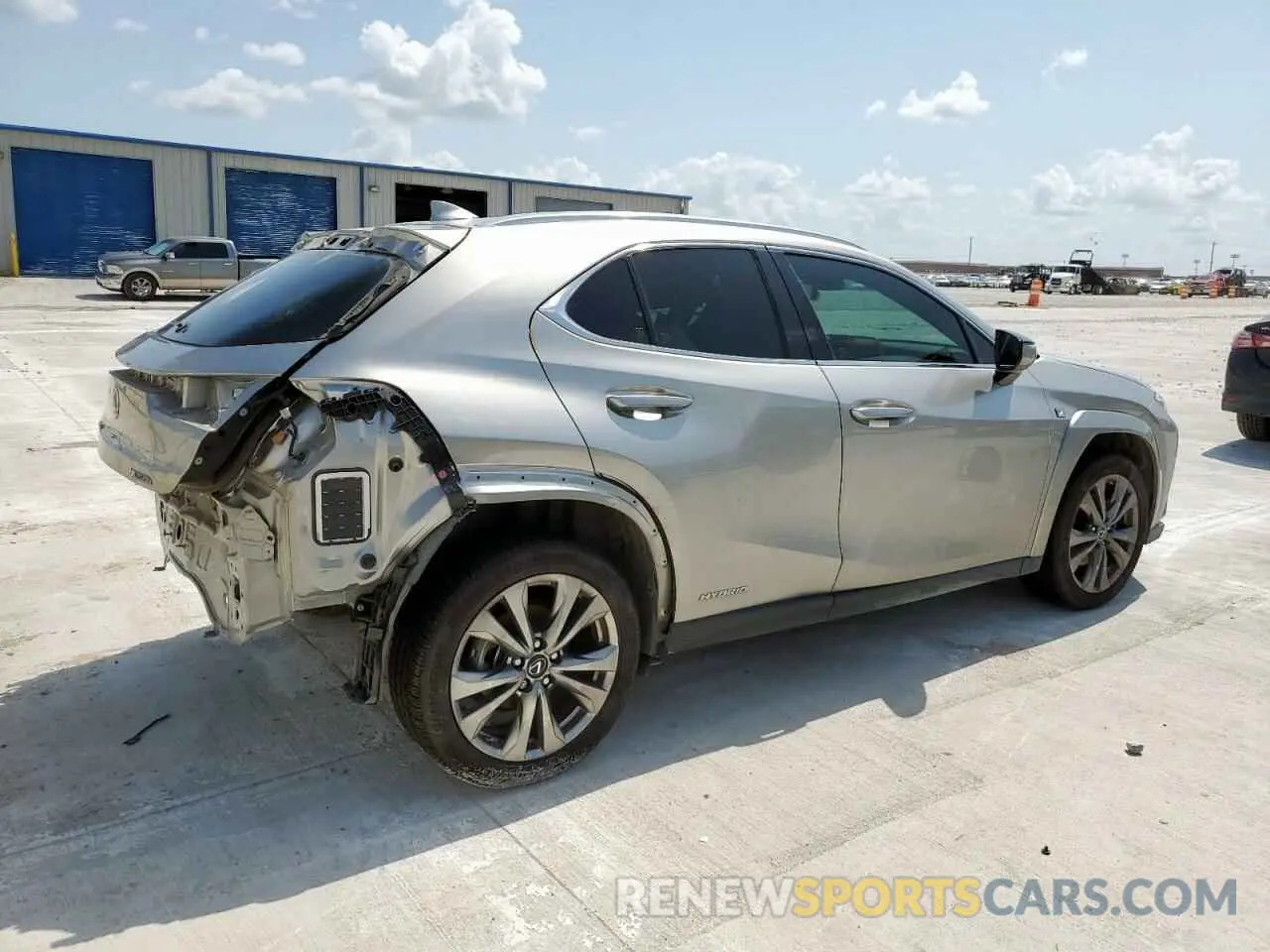 3 Photograph of a damaged car JTHR9JBH1N2057419 LEXUS UX 250H BA 2022