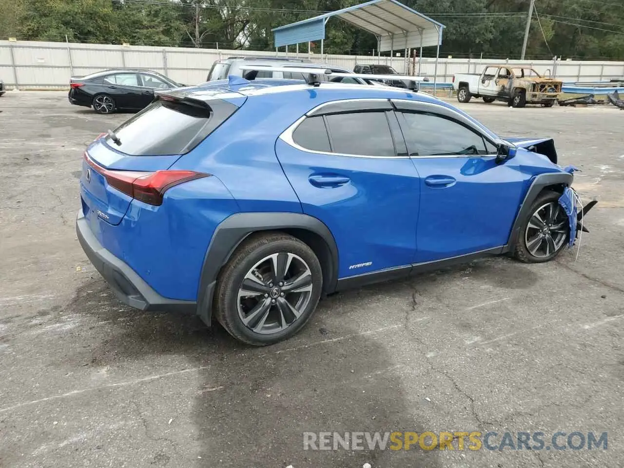 3 Photograph of a damaged car JTHX9JBH1N2056312 LEXUS UX 250H BA 2022