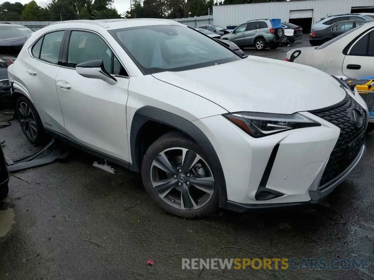 4 Фотография поврежденного автомобиля JTHX9JBH6N2061859 LEXUS UX 250H BA 2022
