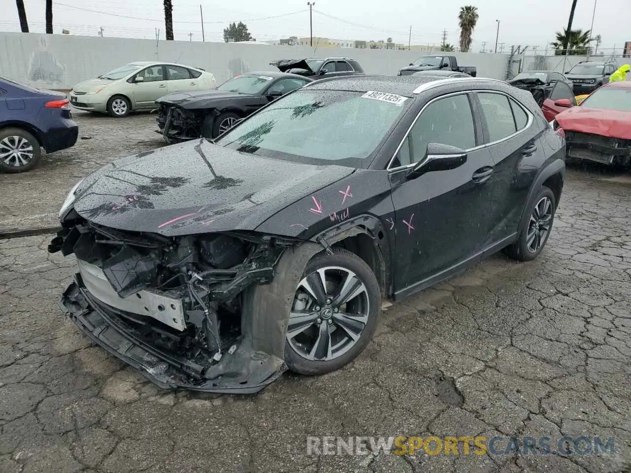 1 Фотография поврежденного автомобиля JTHX6JBH8P2134063 LEXUS UX 250H BA 2023