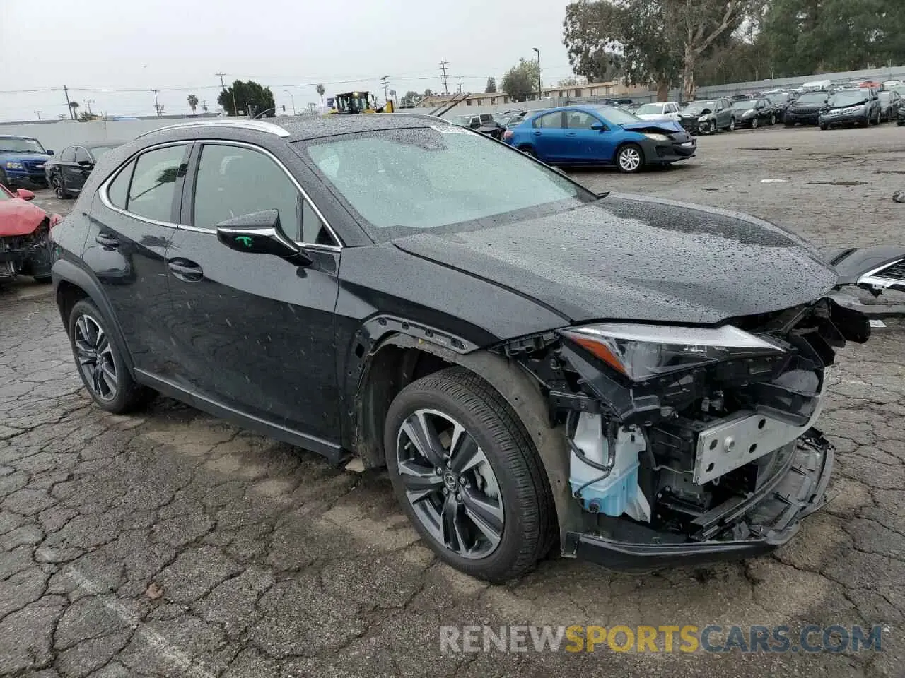 4 Фотография поврежденного автомобиля JTHX6JBH8P2134063 LEXUS UX 250H BA 2023