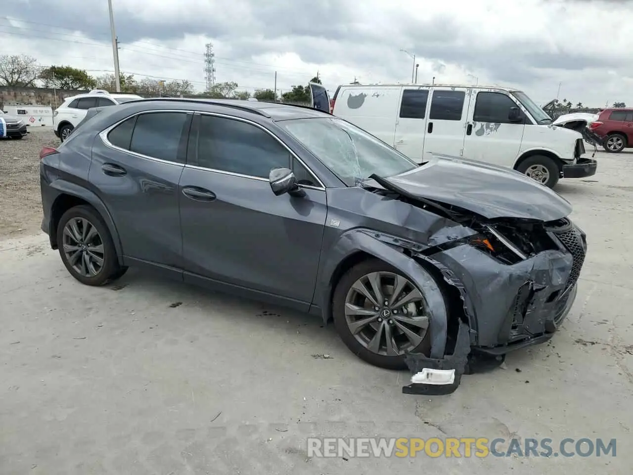 4 Photograph of a damaged car JTHB6JBH5R2189325 LEXUS UX 250H BA 2024