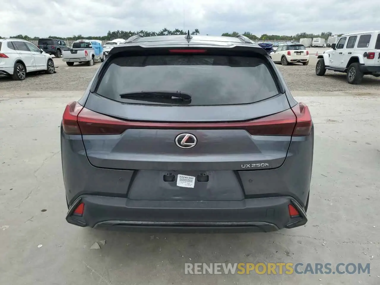 6 Photograph of a damaged car JTHB6JBH5R2189325 LEXUS UX 250H BA 2024