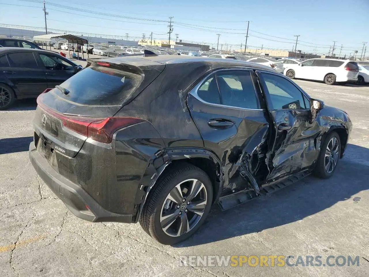 3 Фотография поврежденного автомобиля JTHX6JBH4R2192156 LEXUS UX 250H BA 2024