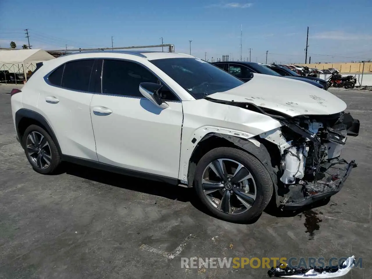 4 Фотография поврежденного автомобиля JTHX6JBH7R2189588 LEXUS UX 250H BA 2024