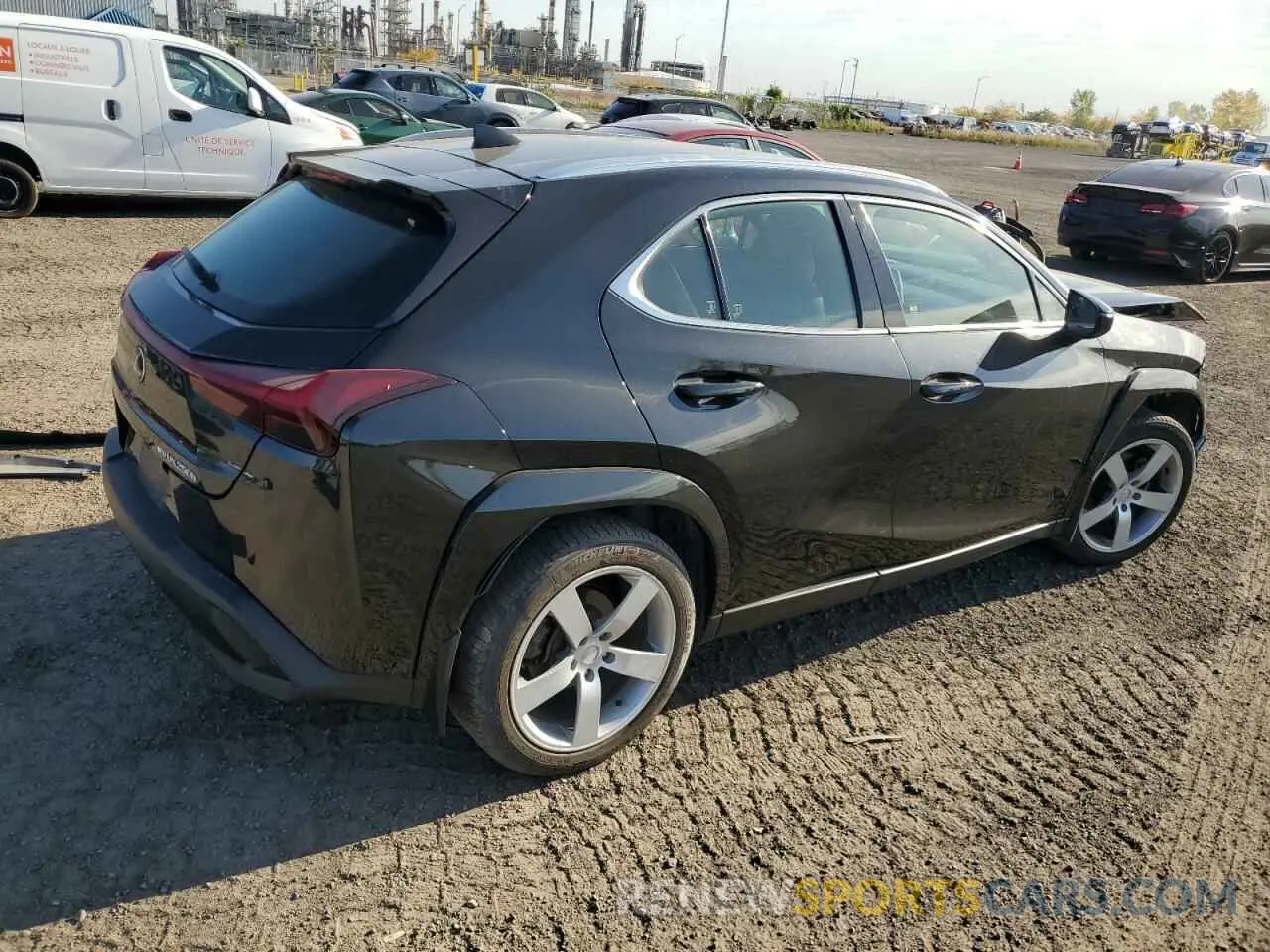 3 Фотография поврежденного автомобиля JTHP9JBH3P2063426 LEXUS UX 250H PR 2023