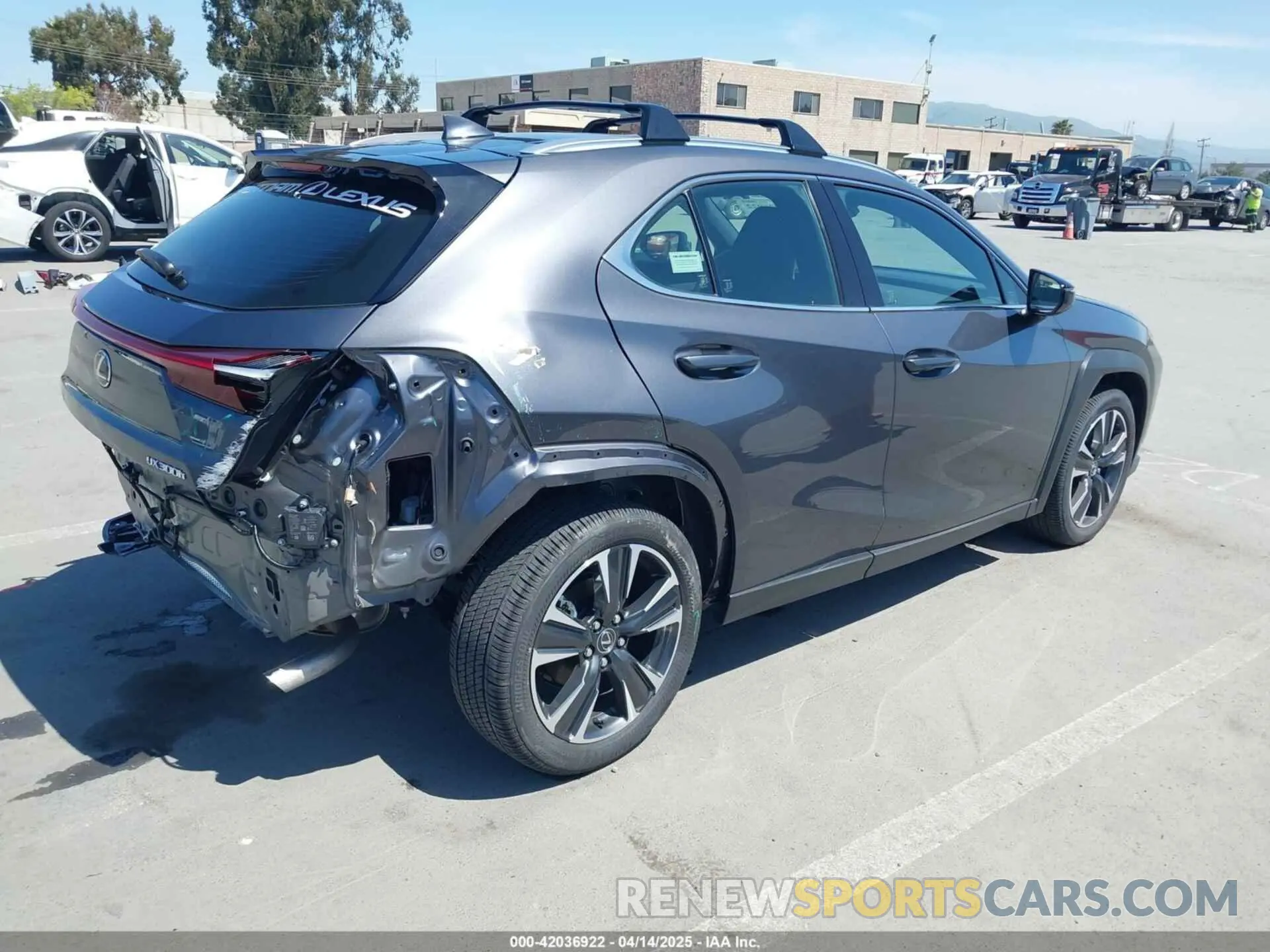 4 Photograph of a damaged car JTHYBJAH2S2011577 LEXUS UX 300H 2025