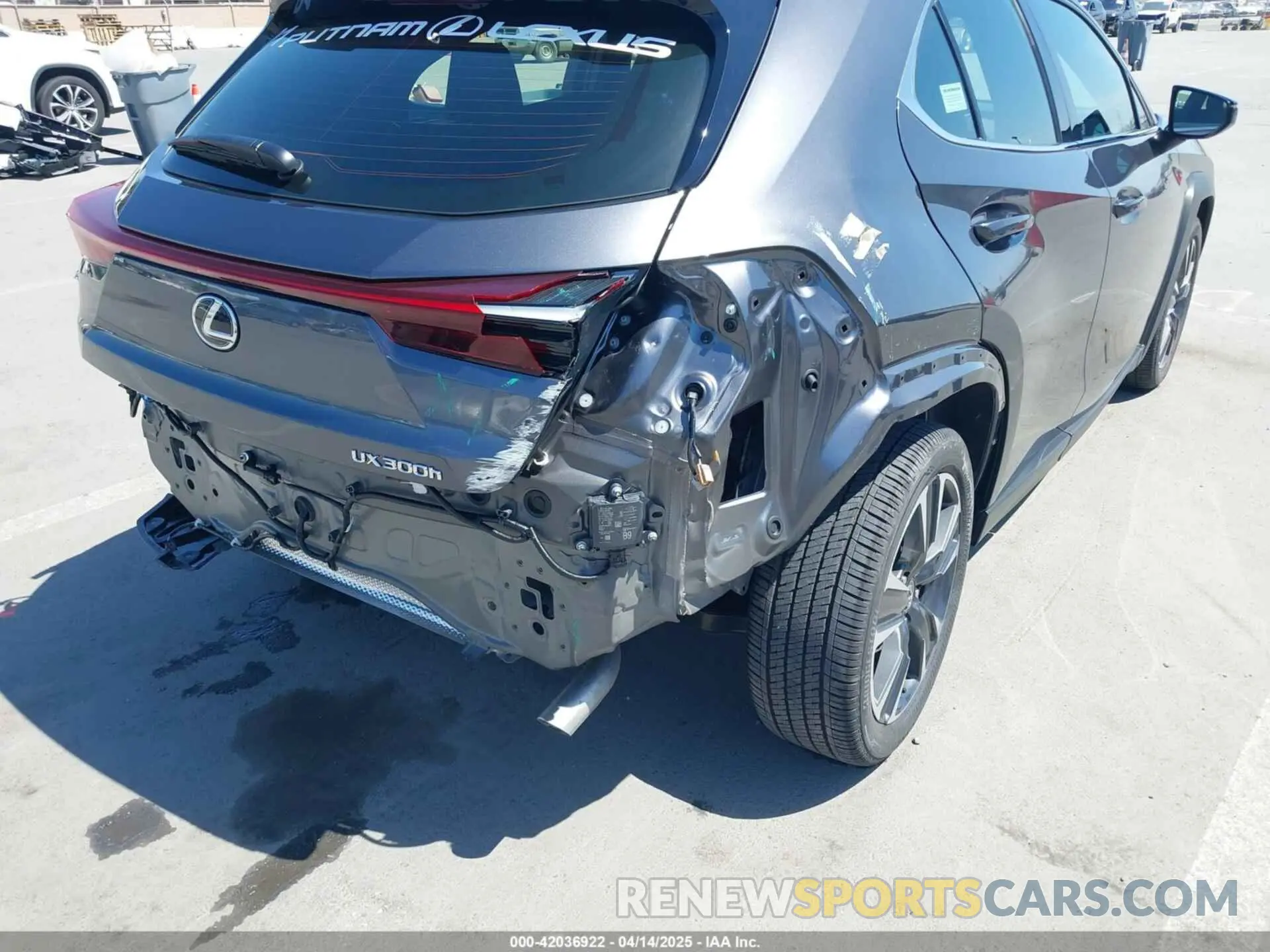 6 Photograph of a damaged car JTHYBJAH2S2011577 LEXUS UX 300H 2025