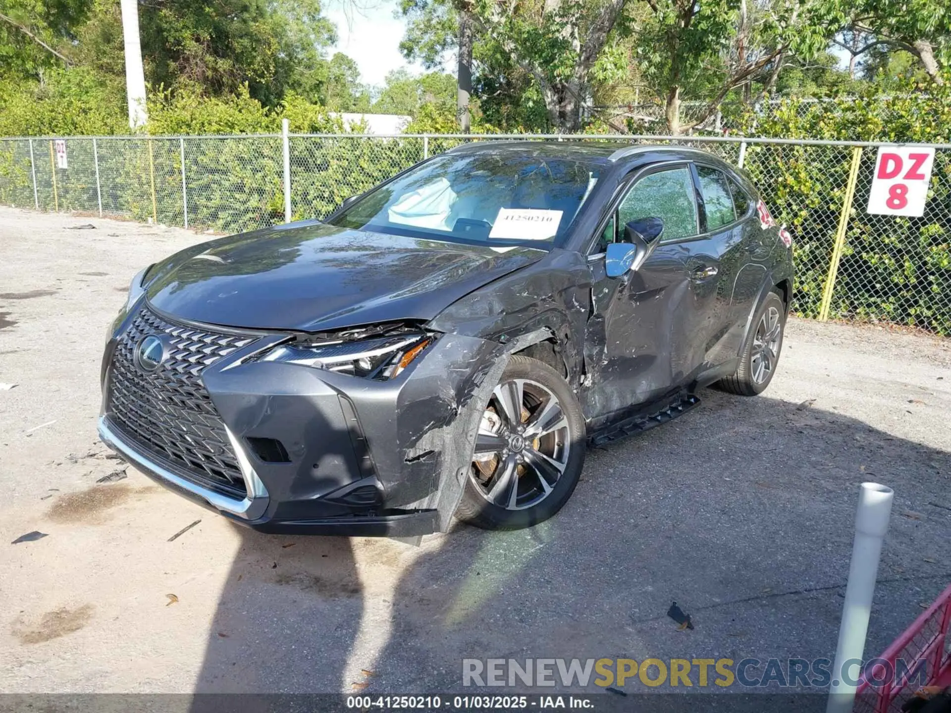 2 Фотография поврежденного автомобиля JTHYBJAH4S2008275 LEXUS UX 300H 2025