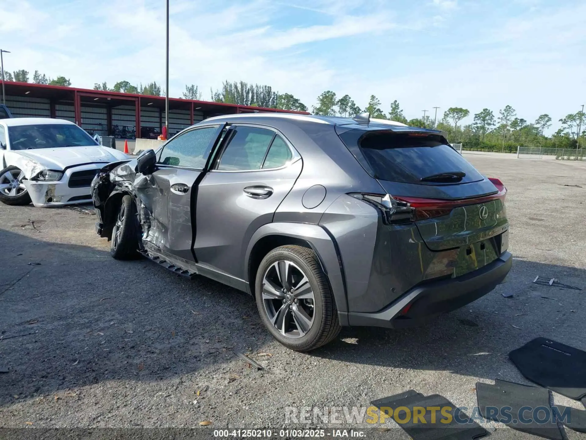3 Фотография поврежденного автомобиля JTHYBJAH4S2008275 LEXUS UX 300H 2025