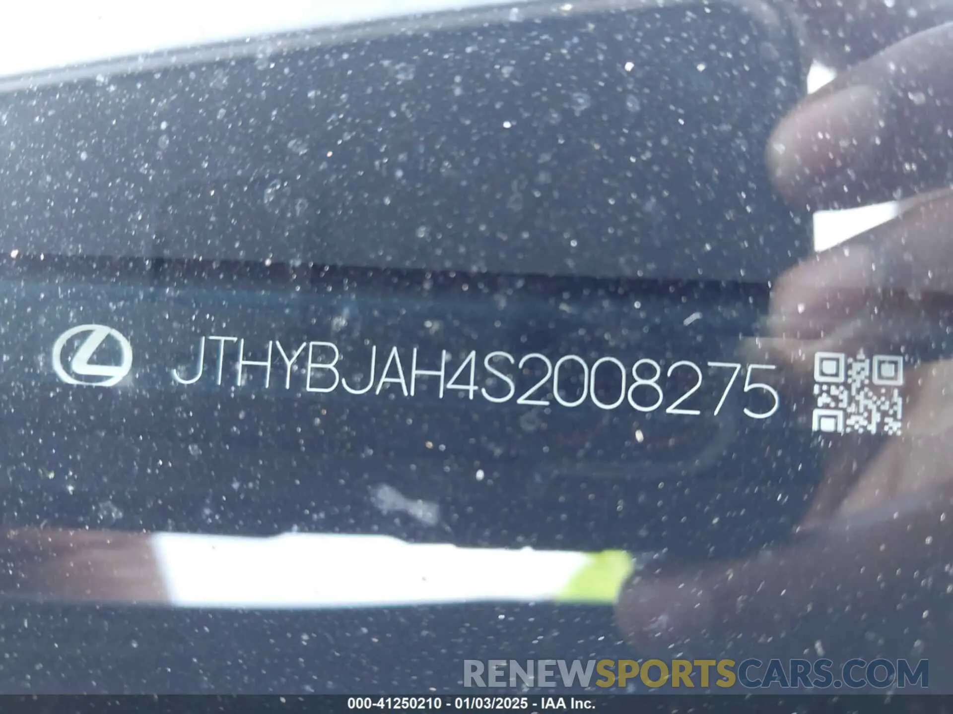 9 Фотография поврежденного автомобиля JTHYBJAH4S2008275 LEXUS UX 300H 2025