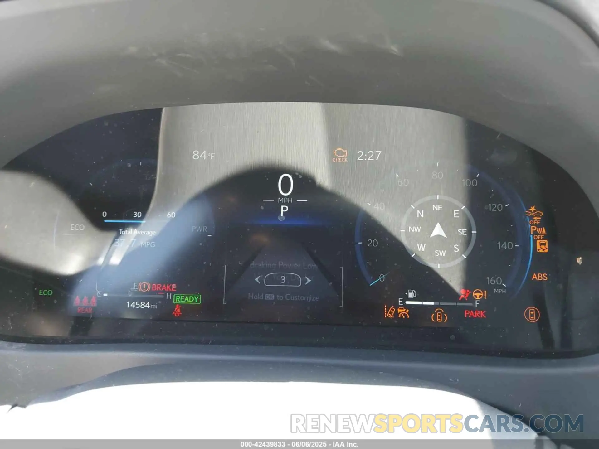 7 Photograph of a damaged car JTHYBJAH8S2014645 LEXUS UX 300H 2025