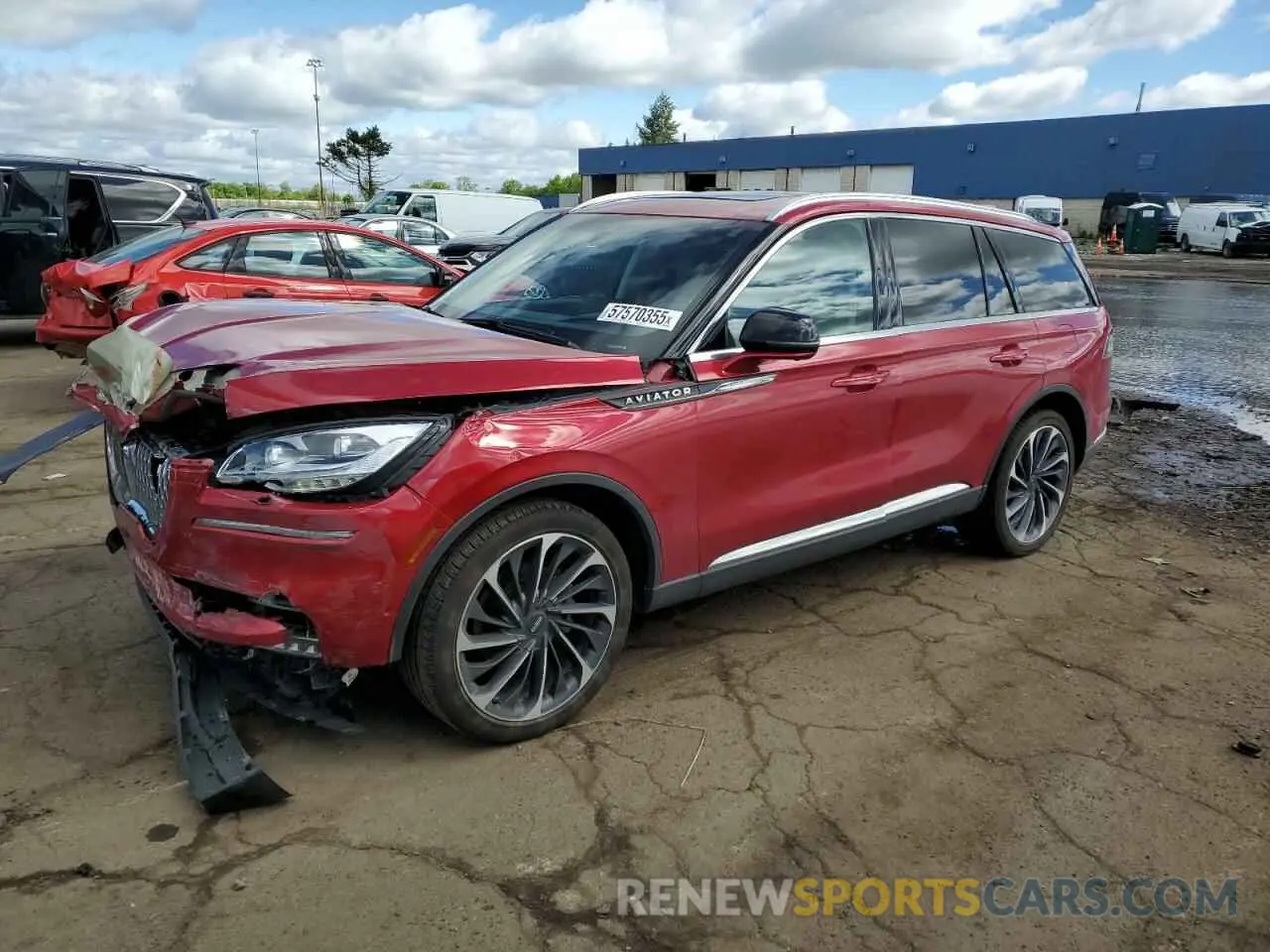 1 Photograph of a damaged car 5LM5J7XC5LGL26697 LINCOLN AVIATOR 2020