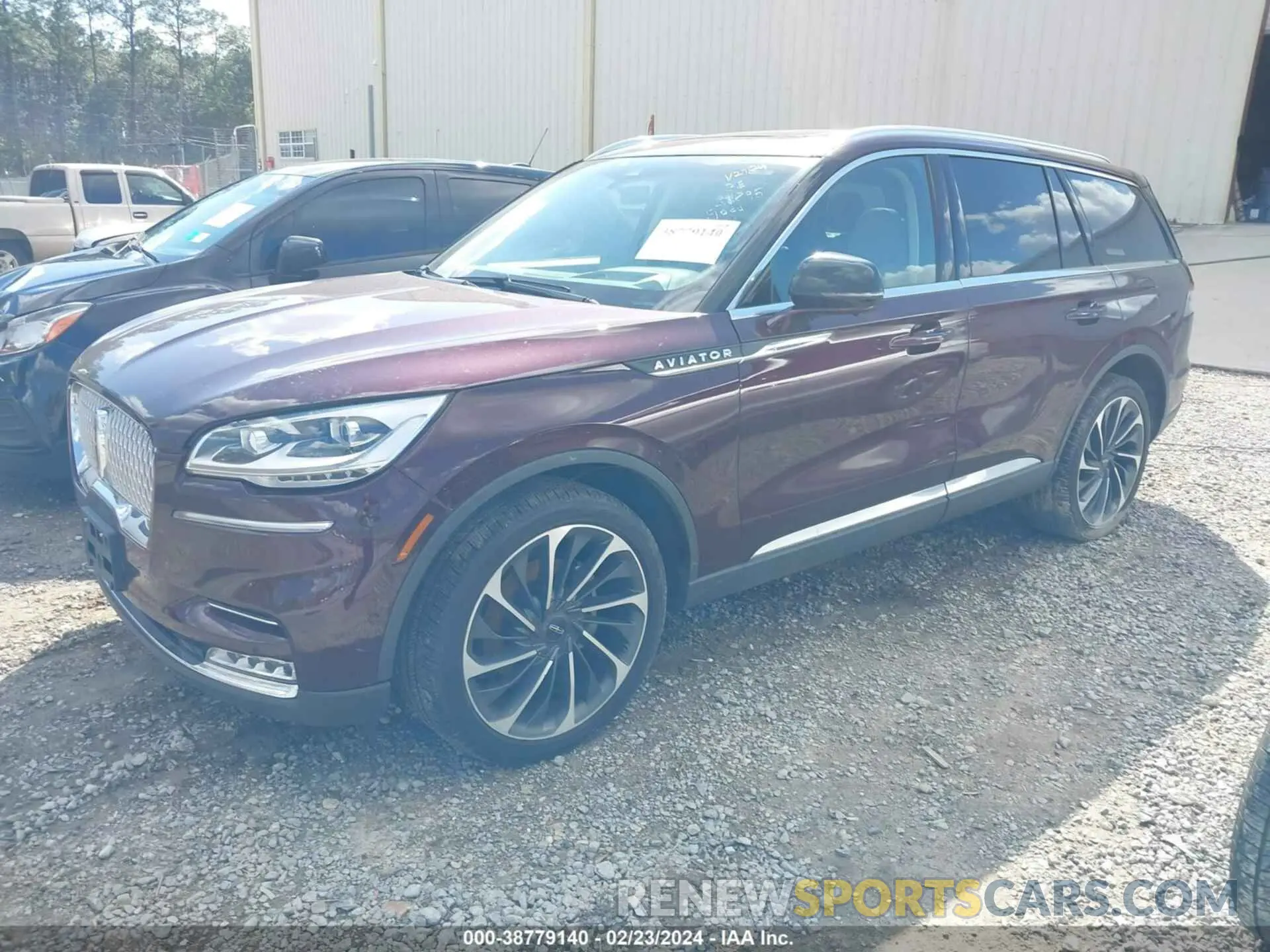 2 Photograph of a damaged car 5LM5J7XC6LGL14316 LINCOLN AVIATOR 2020