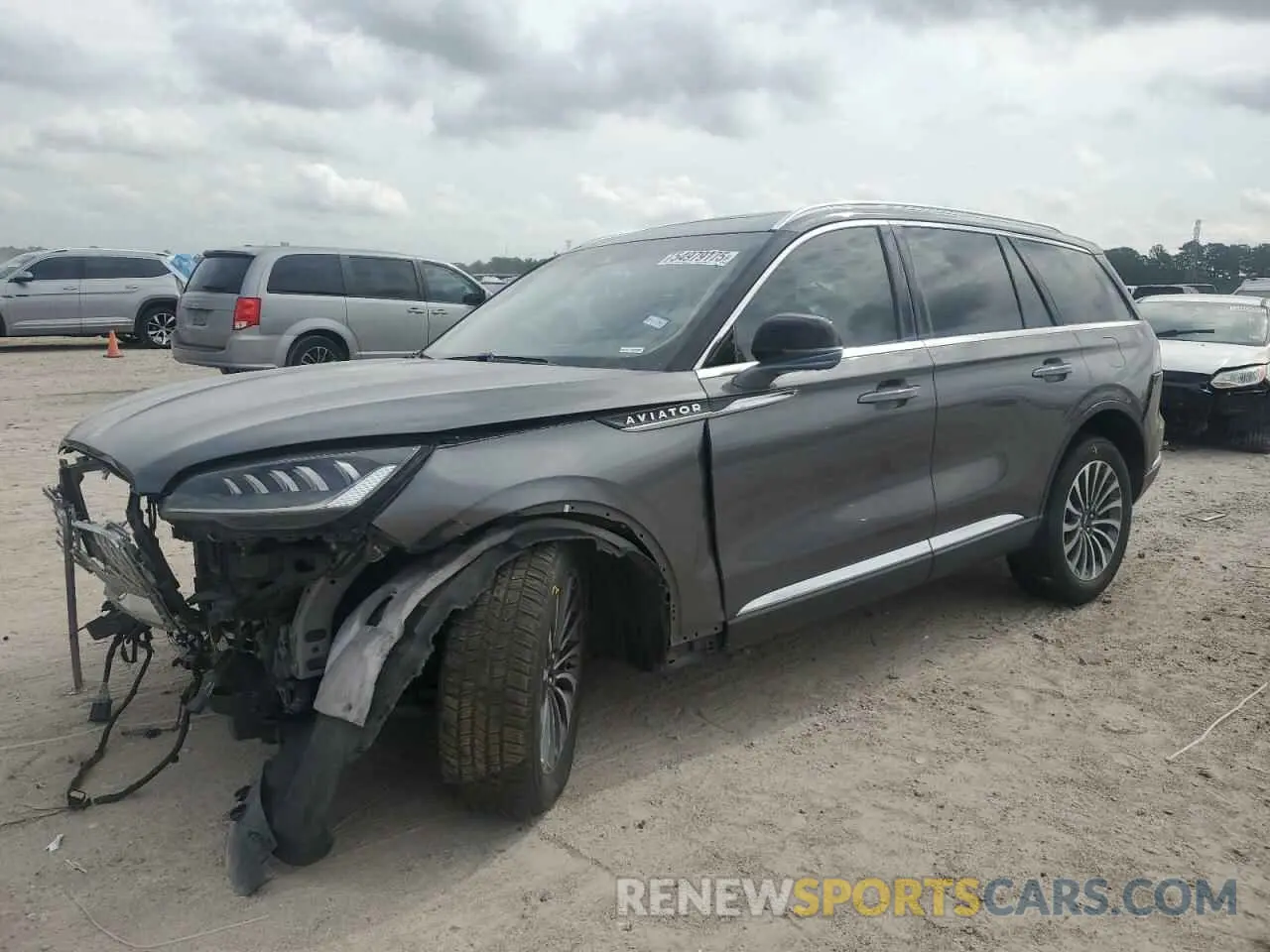 1 Photograph of a damaged car 5LM5J7XC7MGL13001 LINCOLN AVIATOR 2021