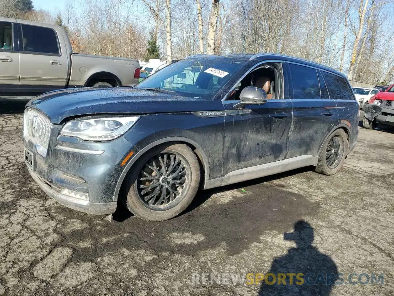 1 Photograph of a damaged car 5LM5J7XC8MGL05862 LINCOLN AVIATOR 2021