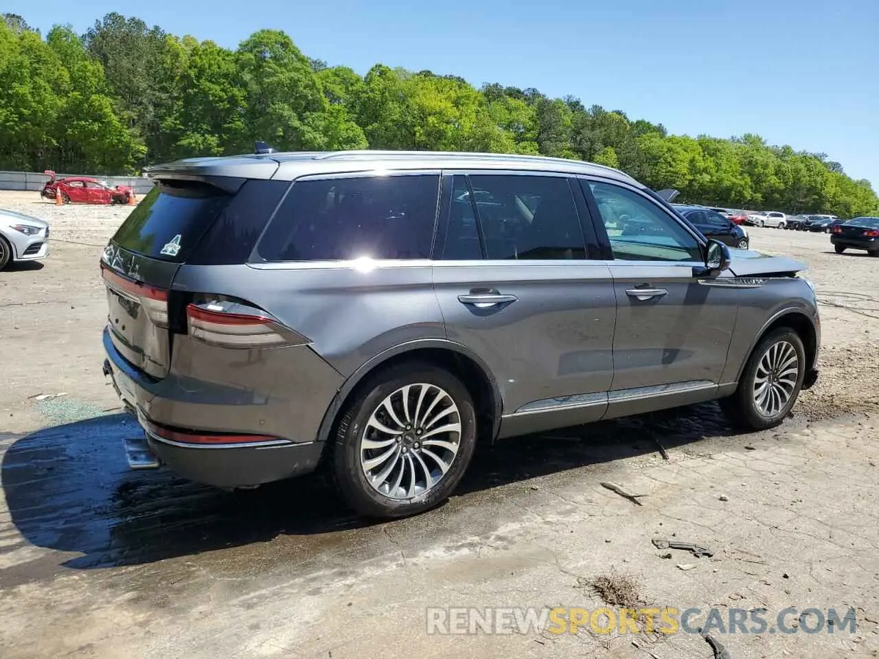 3 Photograph of a damaged car 5LM5J7XC0NGL16100 LINCOLN AVIATOR 2022