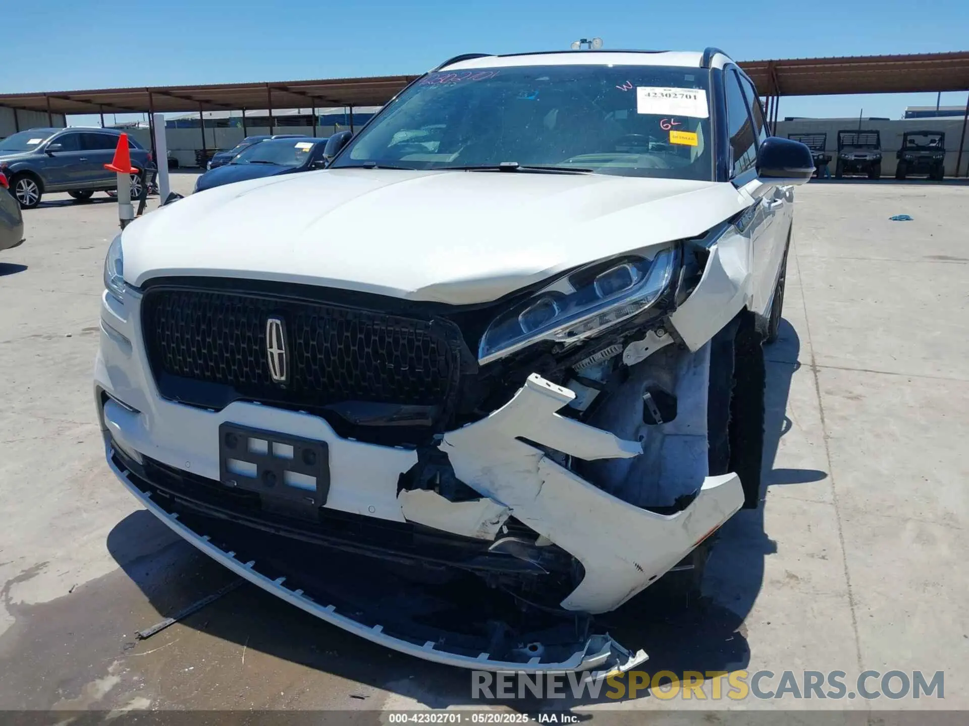 6 Photograph of a damaged car 5LM5J7XC1NGL12458 LINCOLN AVIATOR 2022