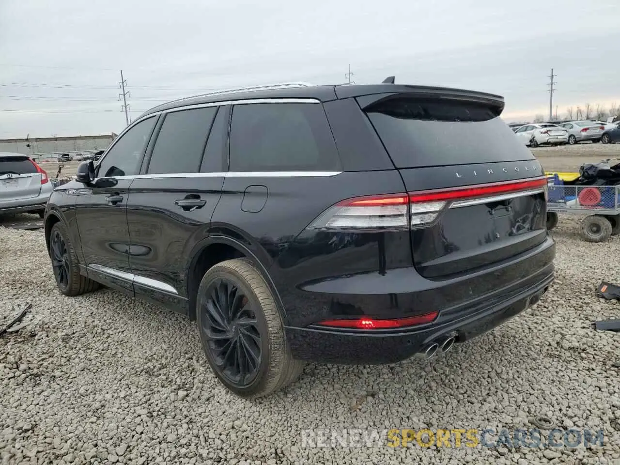 2 Photograph of a damaged car 5LM5J7XC6NGL06025 LINCOLN AVIATOR 2022